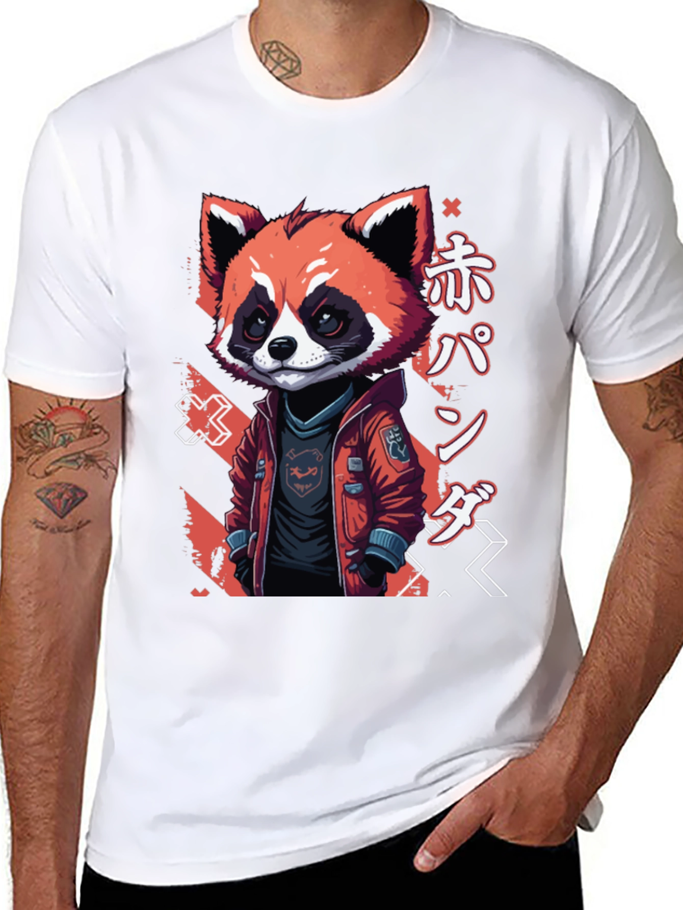 Red Panda Anime Graphic Tee