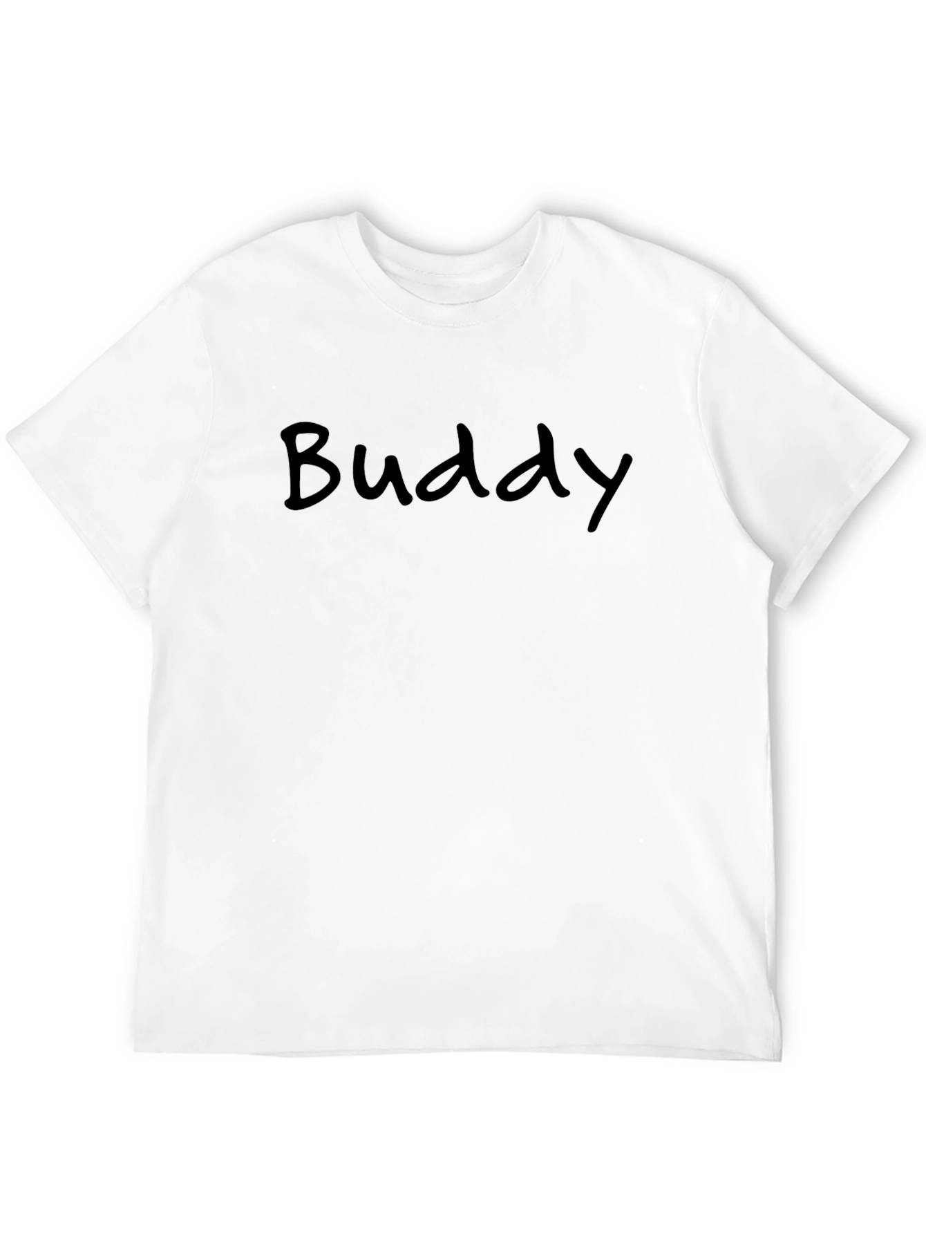 Buddy Black Graphic Tee Shirt - Casual Style