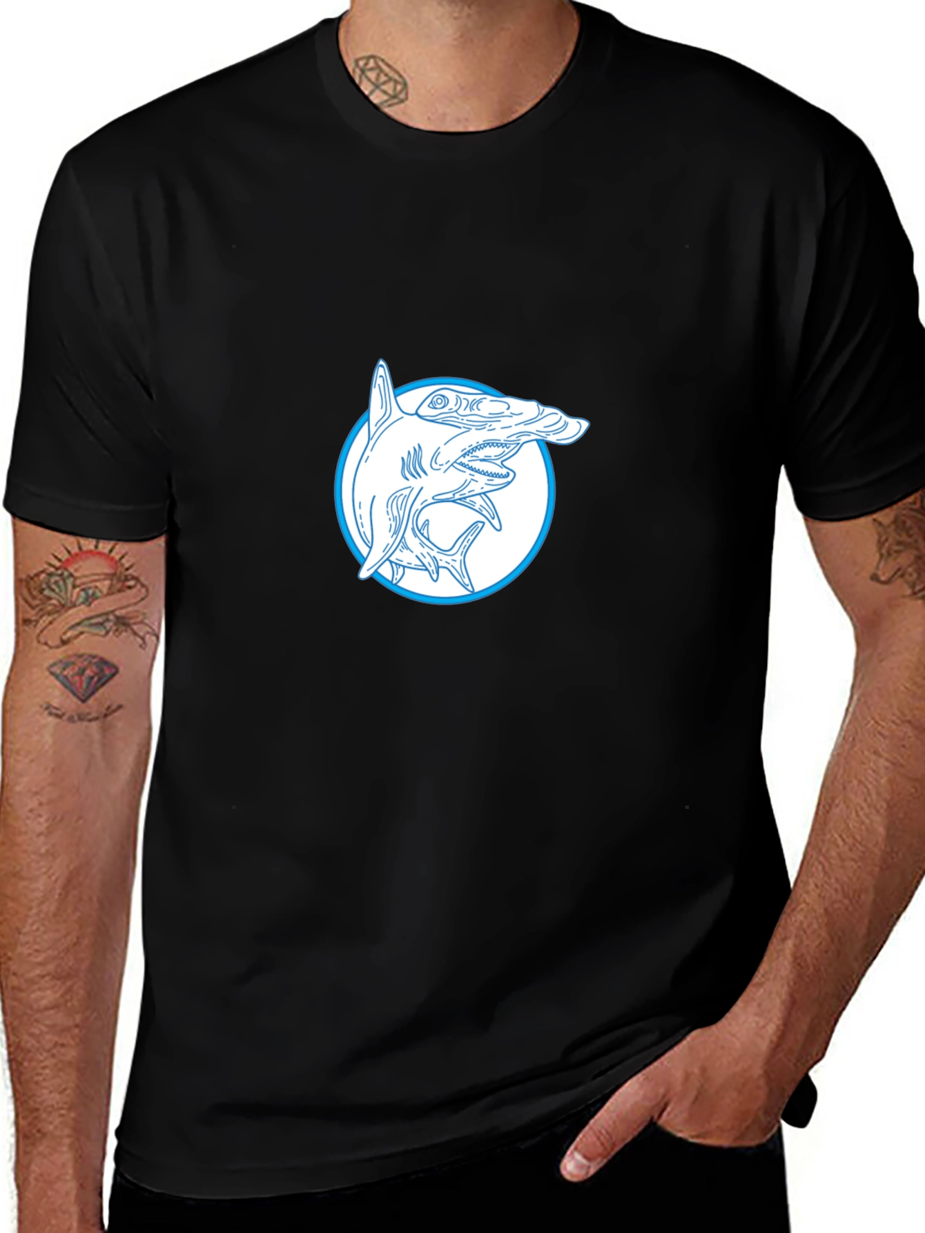 Hammerhead Shark Graphic T-Shirt