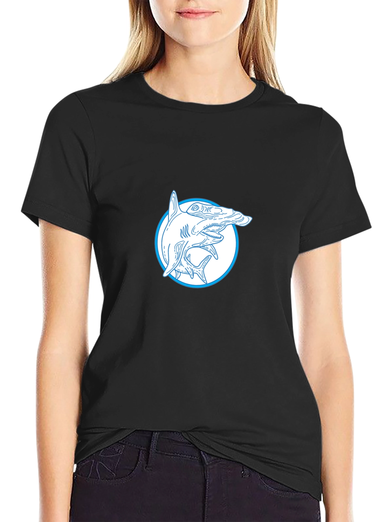 Hammerhead Shark Graphic T-Shirt
