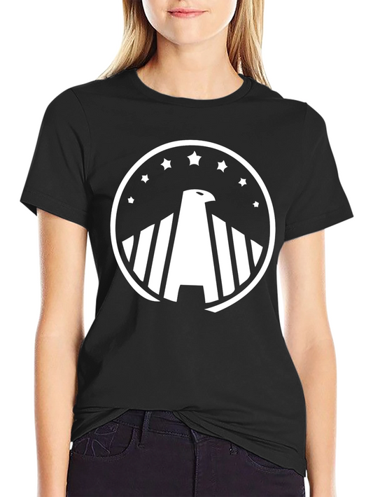 Black Eagle Star Graphic T-Shirt