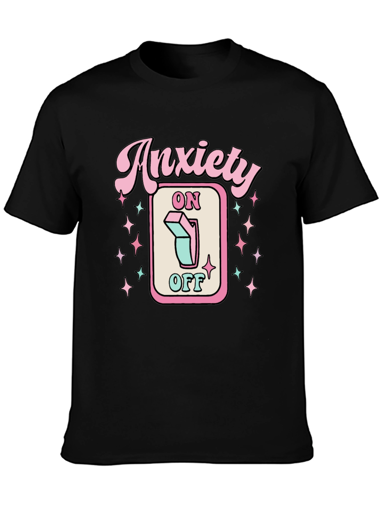 Anxiety On/Off T-Shirt | Graphic Tee
