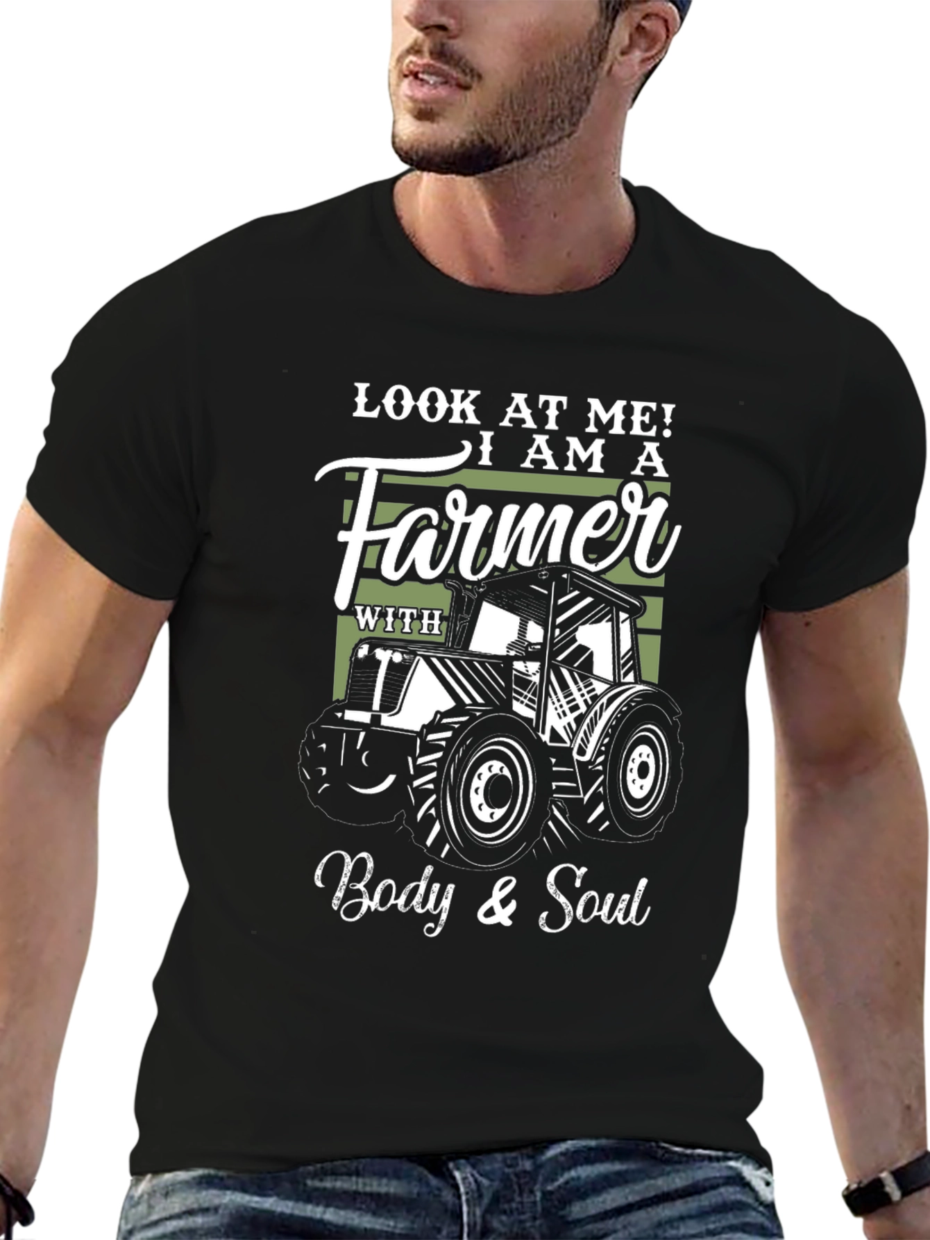 Farmer Tractor Graphic Tee - Body and Soul