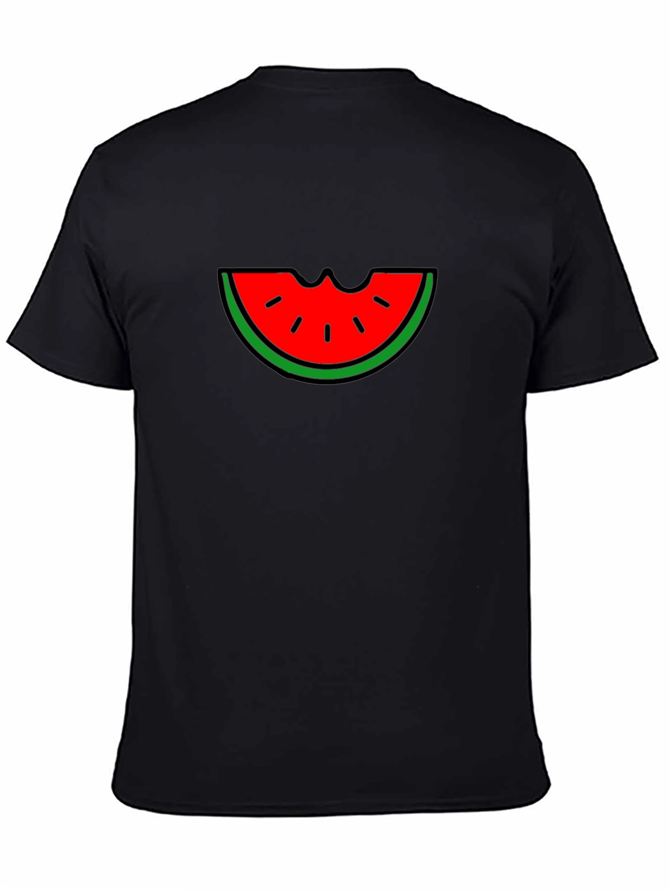 Watermelon Bite Graphic T-Shirt - Summer Fun!