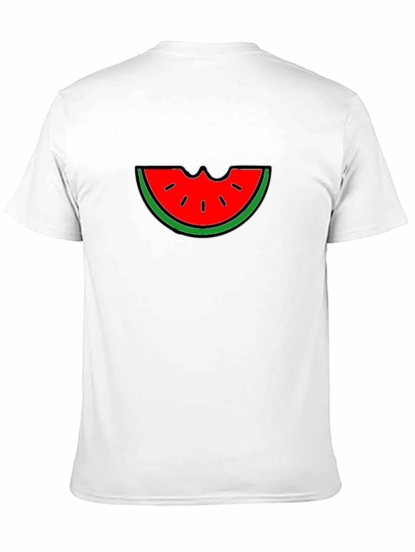 Watermelon Bite Graphic T-Shirt - Summer Fun!