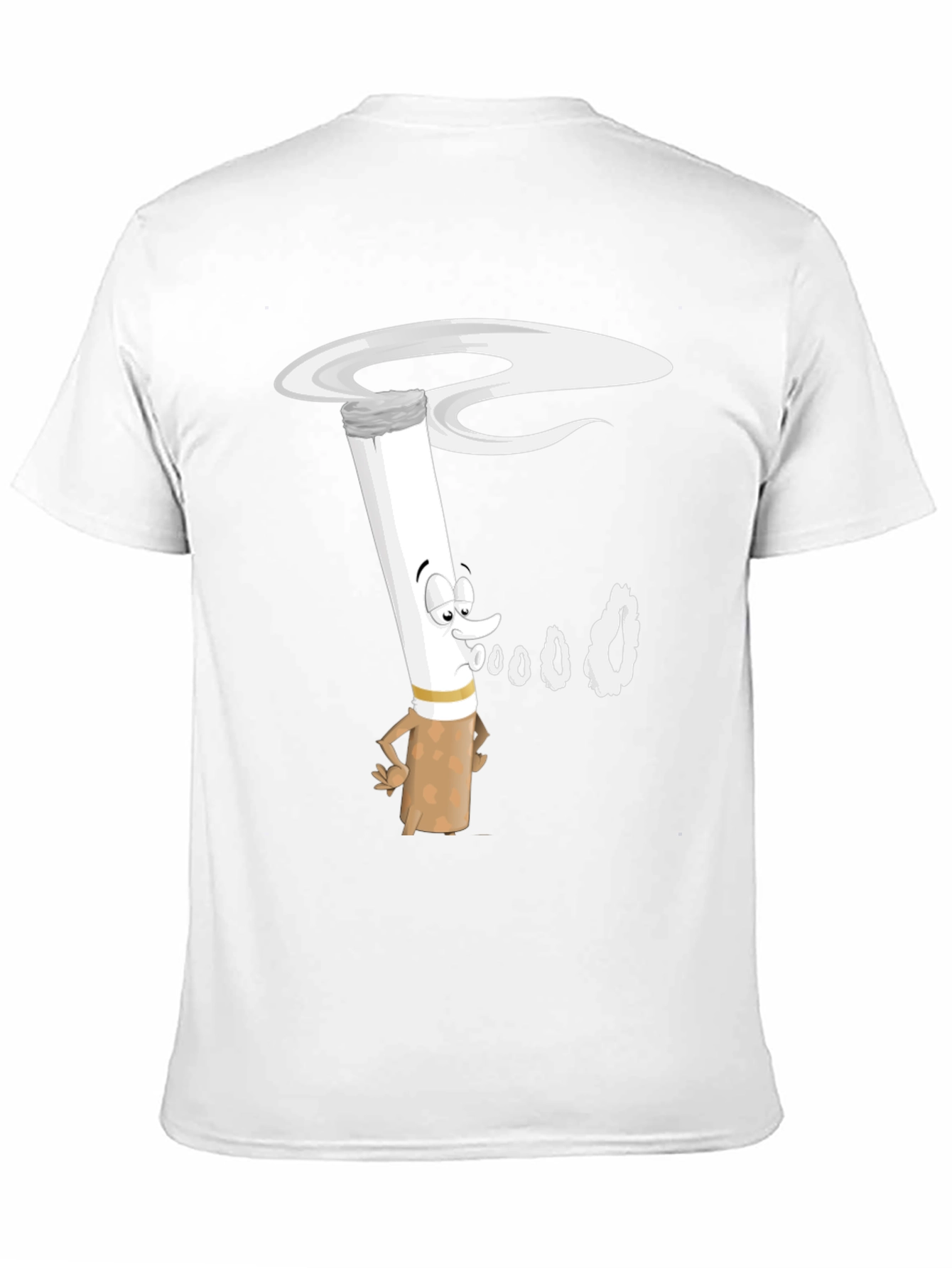 Cartoon Cigarette T-Shirt - Black Graphic Tee