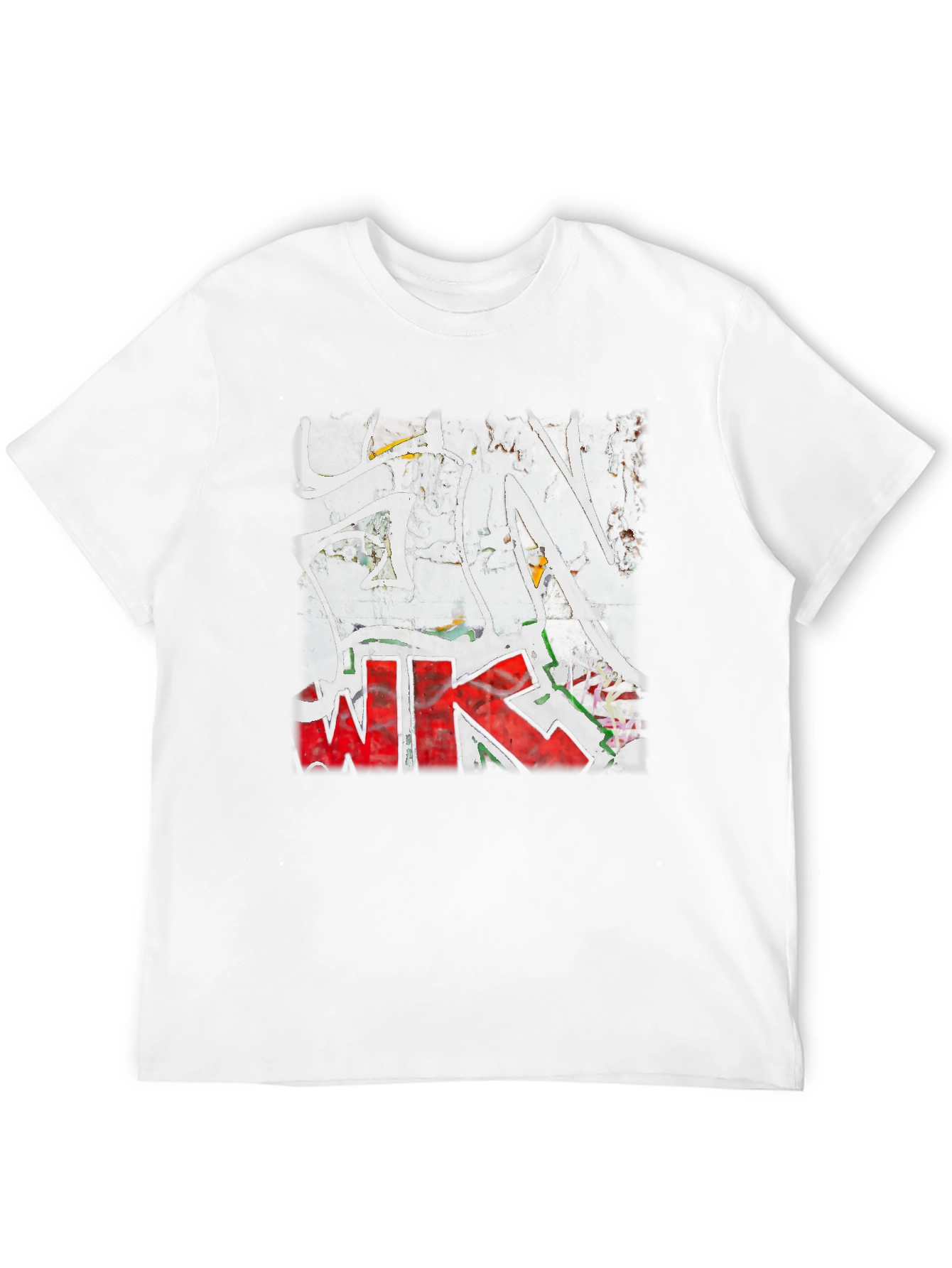 Edgy Urban Graffiti T-Shirt - Bold Streetwear Style