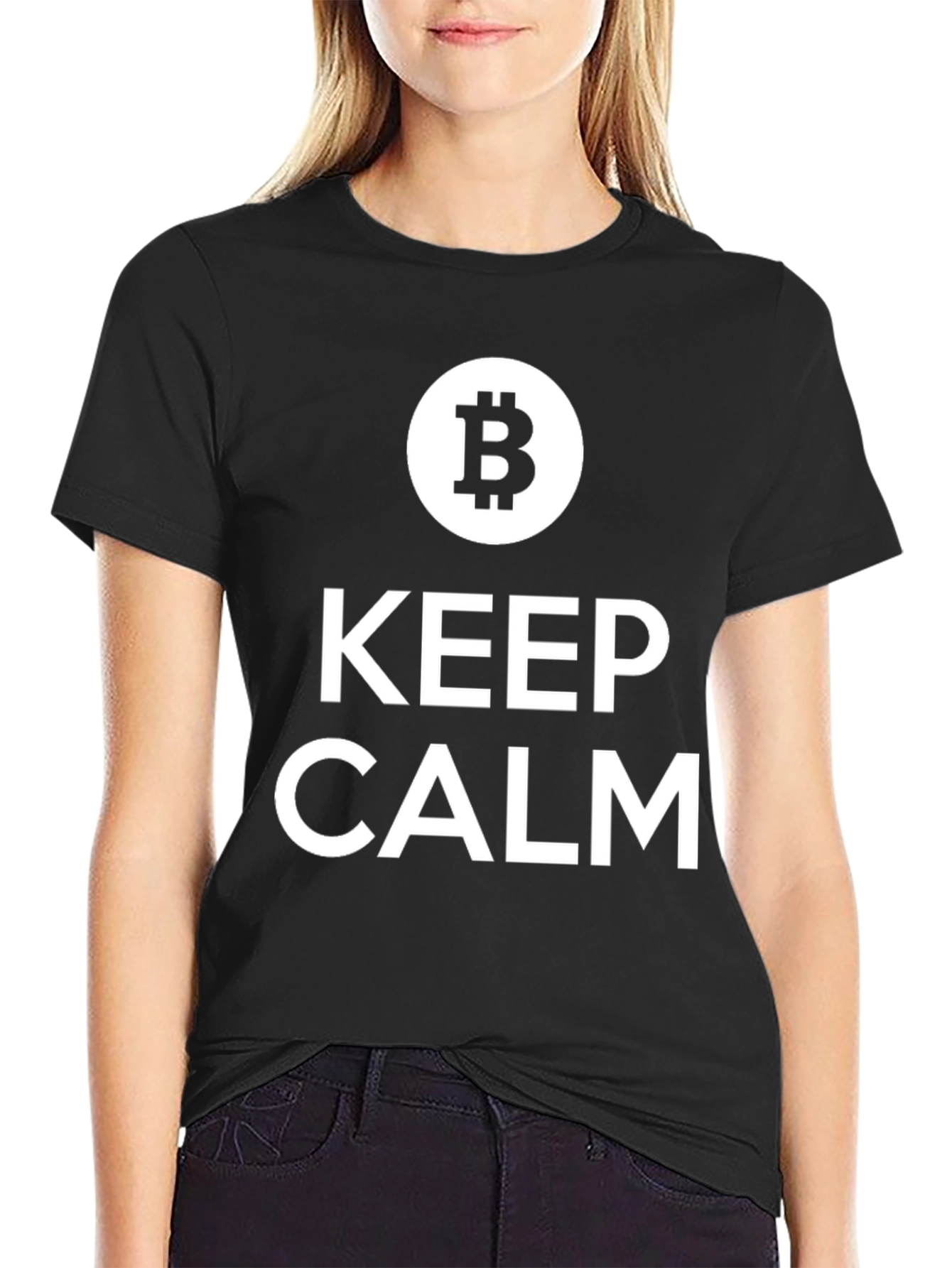 Keep Calm Bitcoin T-Shirt - Crypto Currency Tee
