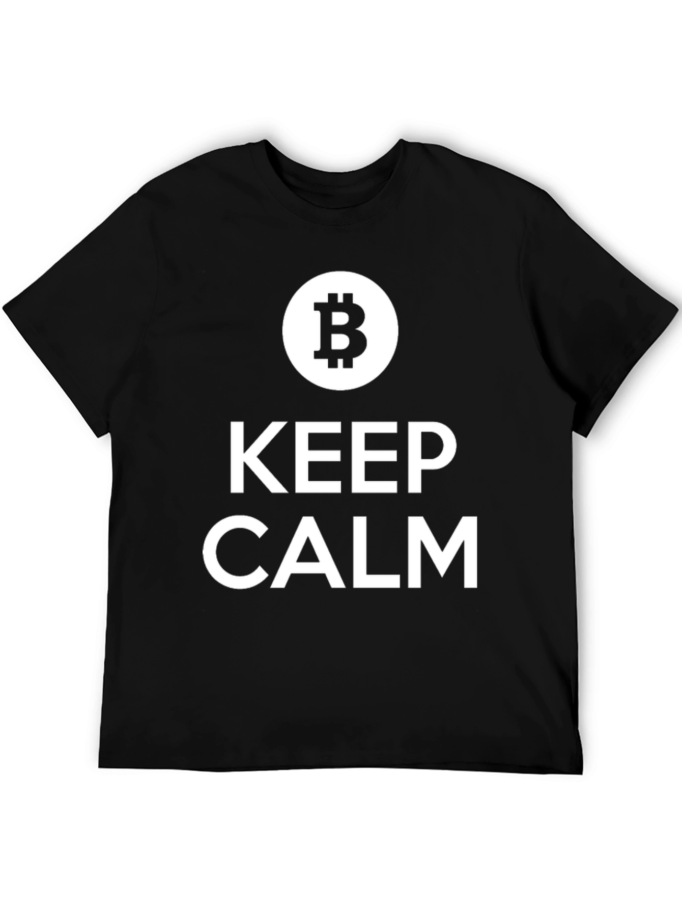 Keep Calm Bitcoin T-Shirt - Crypto Currency Tee