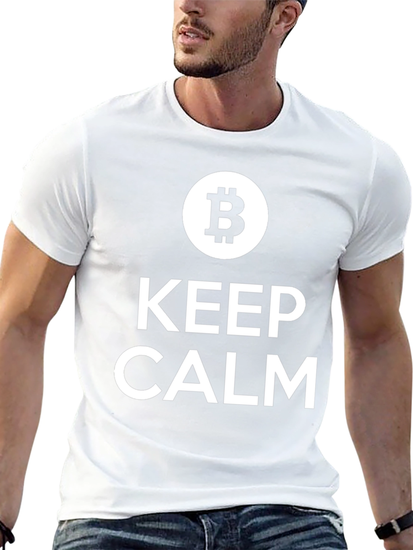 Keep Calm Bitcoin T-Shirt - Crypto Currency Tee