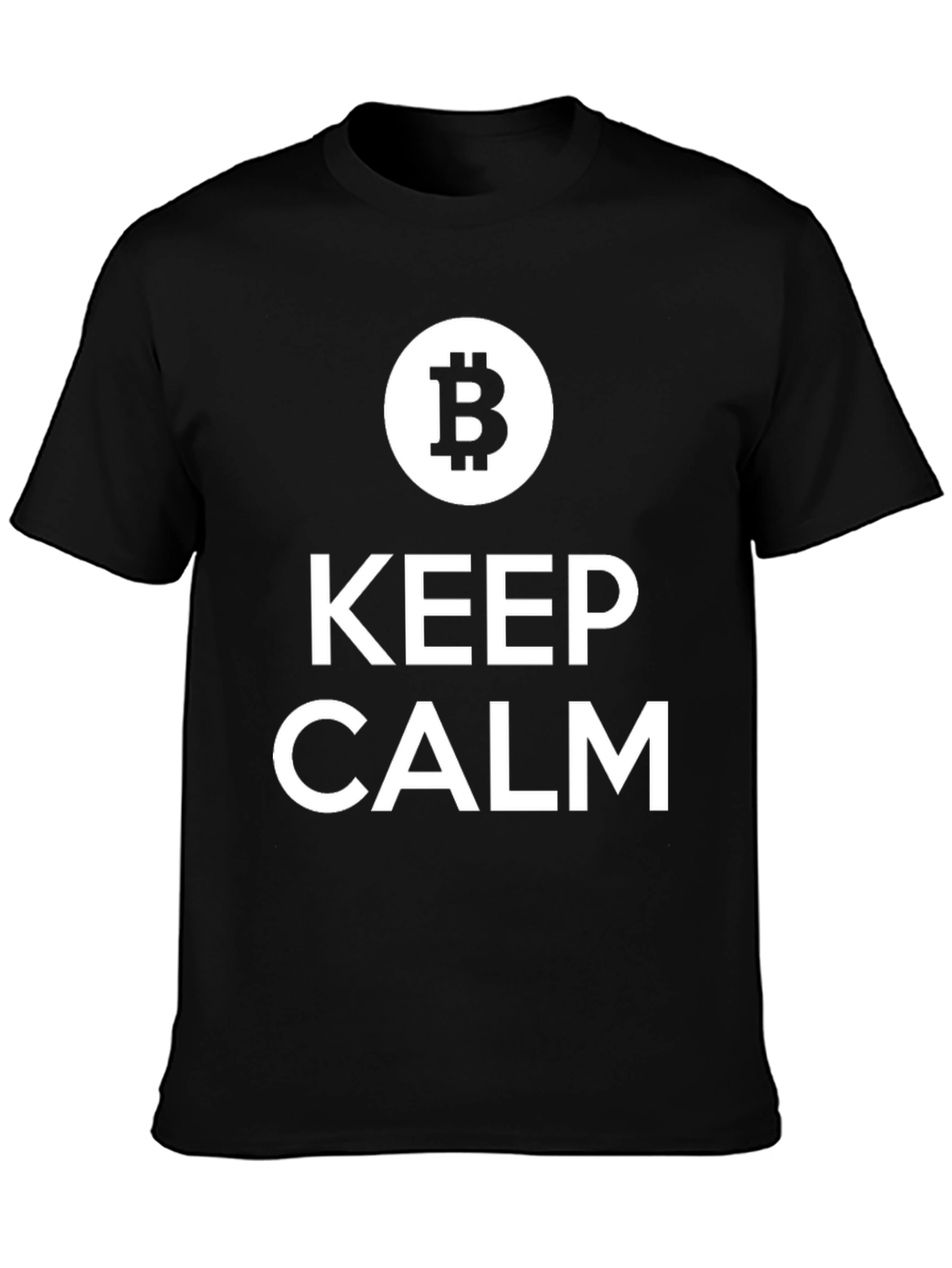 Keep Calm Bitcoin T-Shirt - Crypto Currency Tee