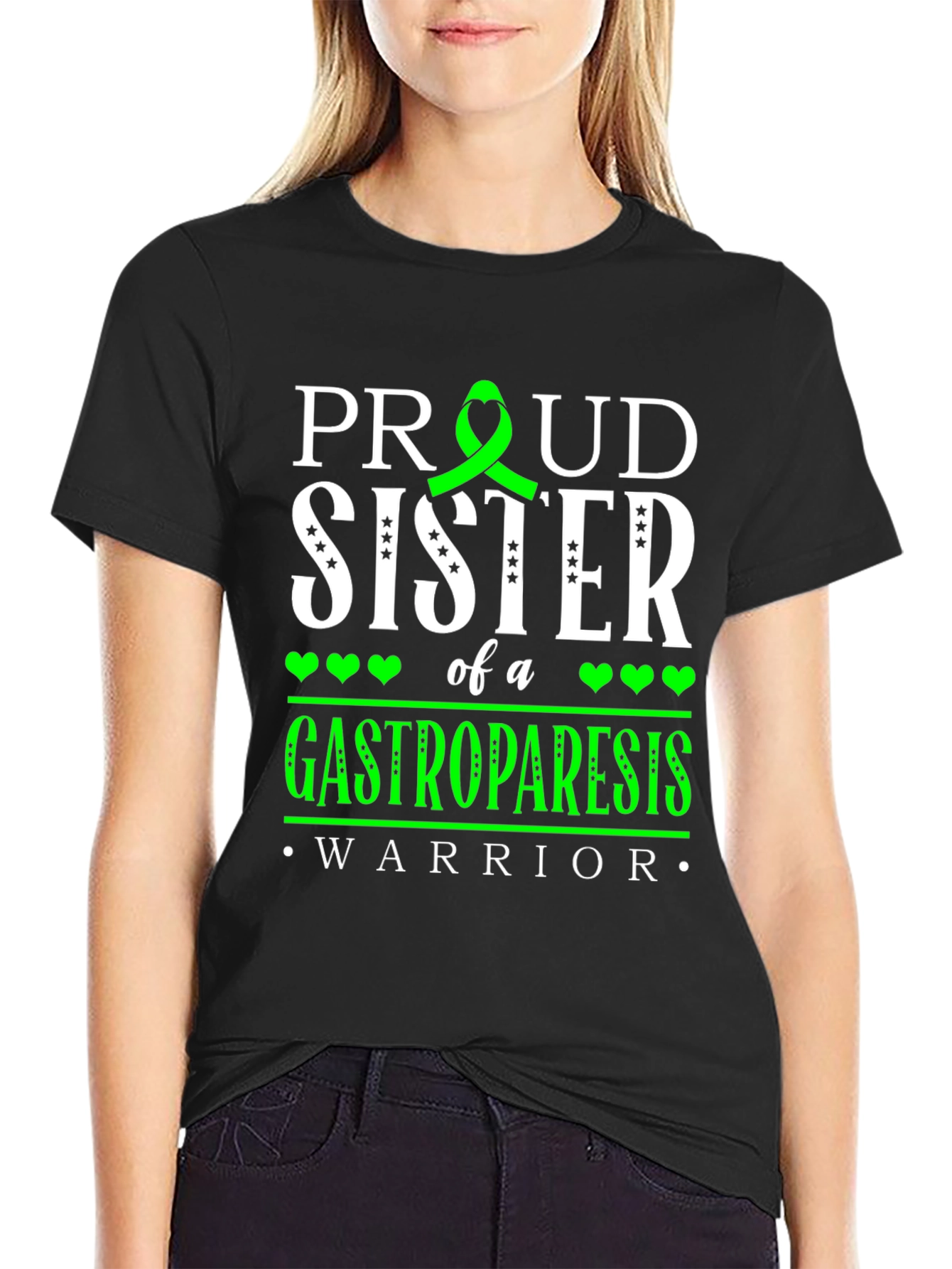 Proud Sister Gastroparesis Warrior T-Shirt