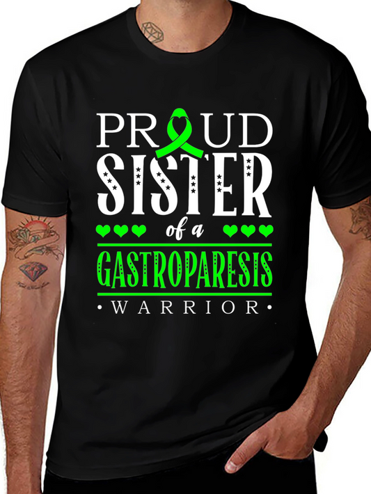 Proud Sister Gastroparesis Warrior T-Shirt