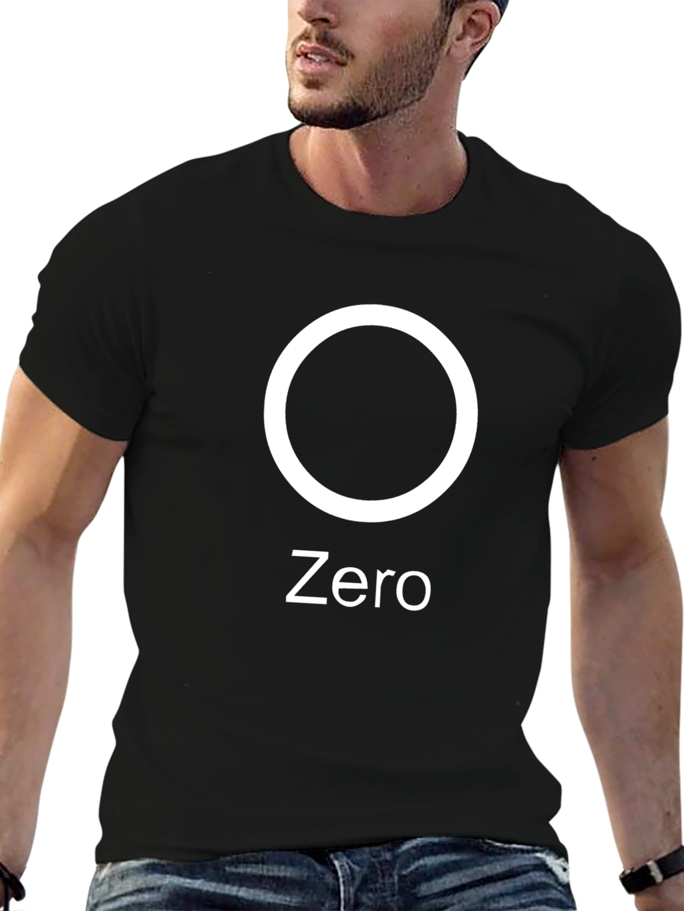 Zero Graphic T-Shirt - Minimalist Design