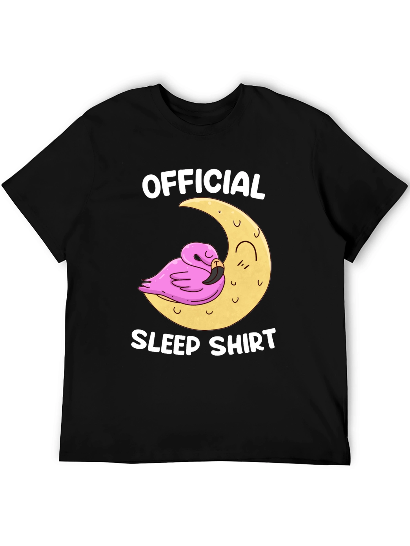 Official Sleep Shirt Flamingo Moon Graphic Tee