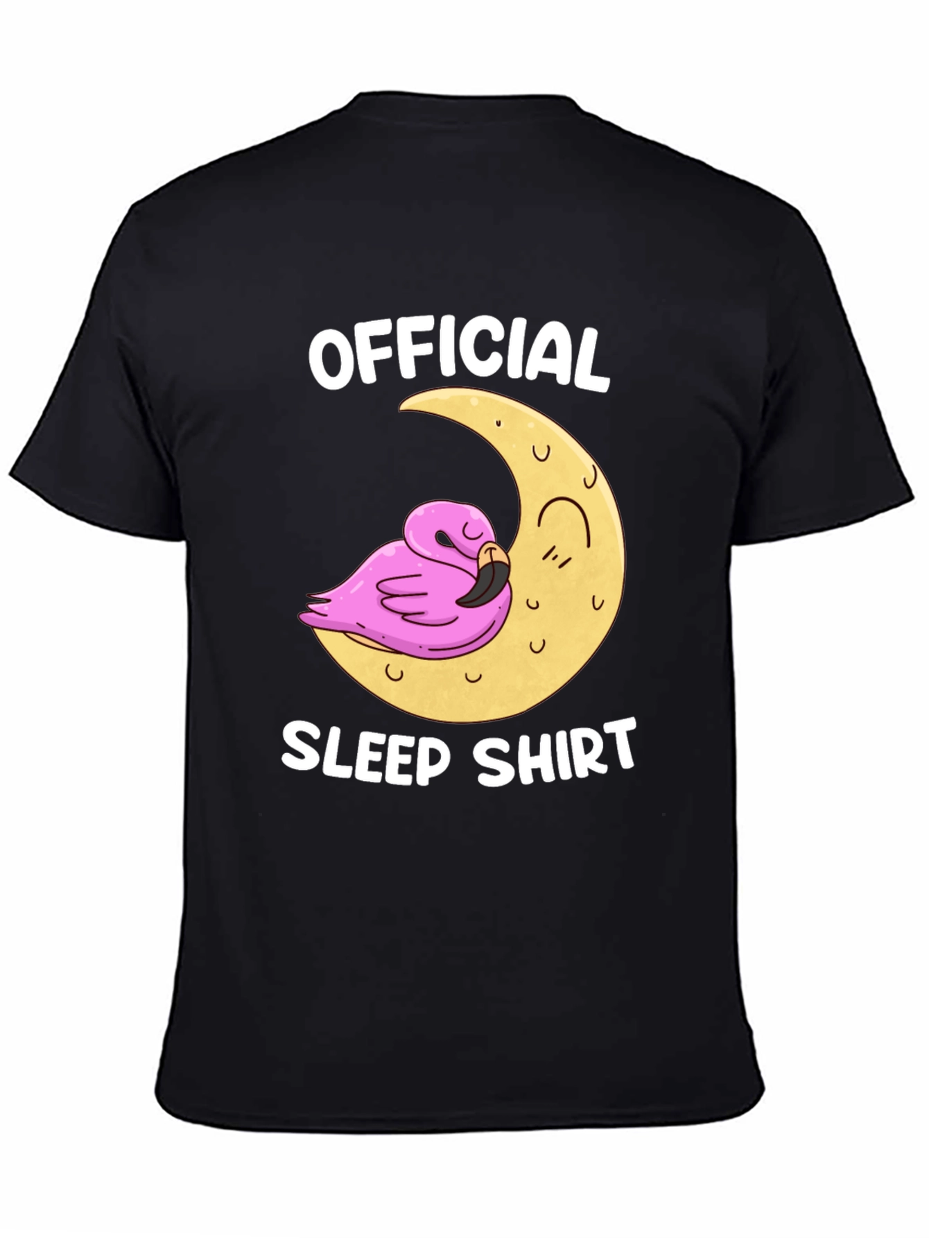Official Sleep Shirt Flamingo Moon Graphic Tee