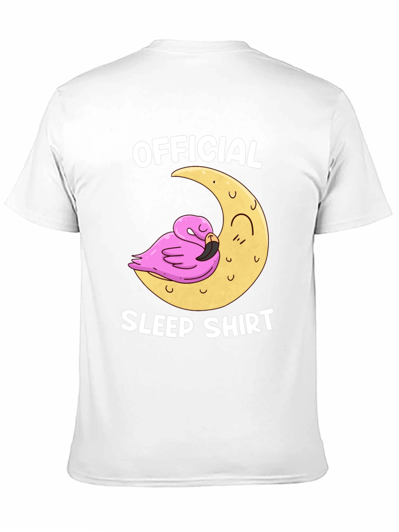 Official Sleep Shirt Flamingo Moon Graphic Tee