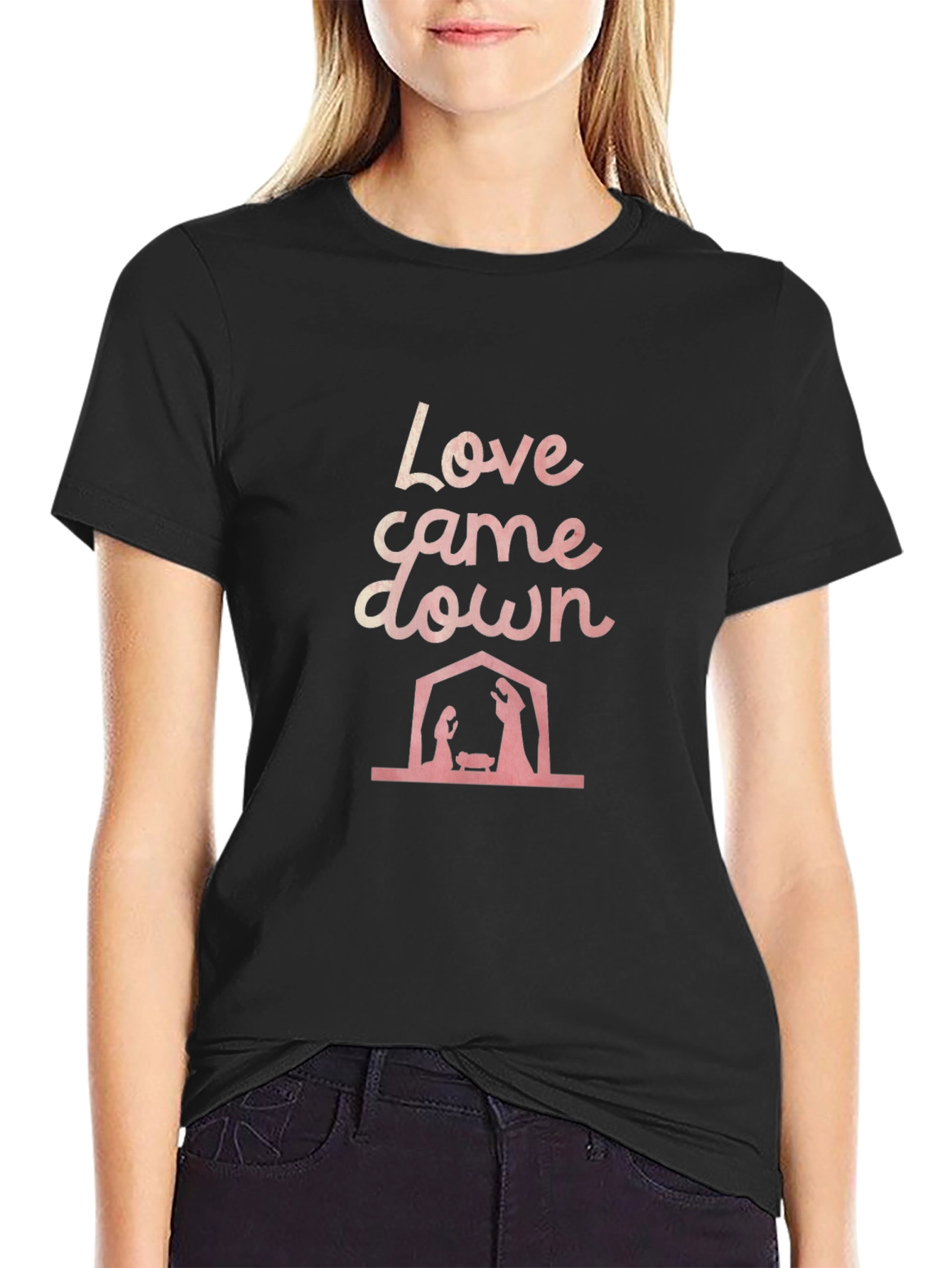 Love Came Down Nativity T-Shirt