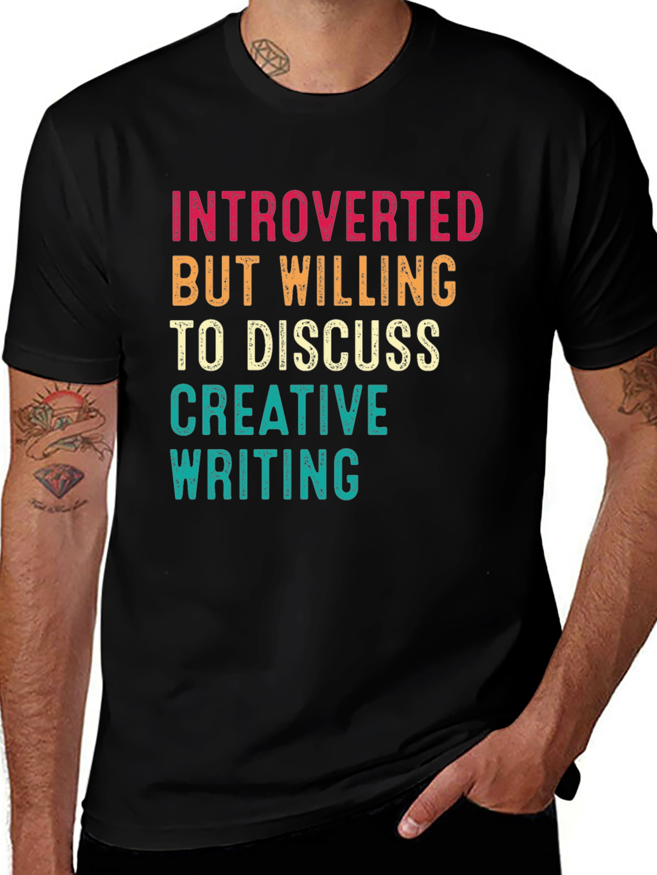 Introverted But Willing To Discuss Creative Writing T-Shirt