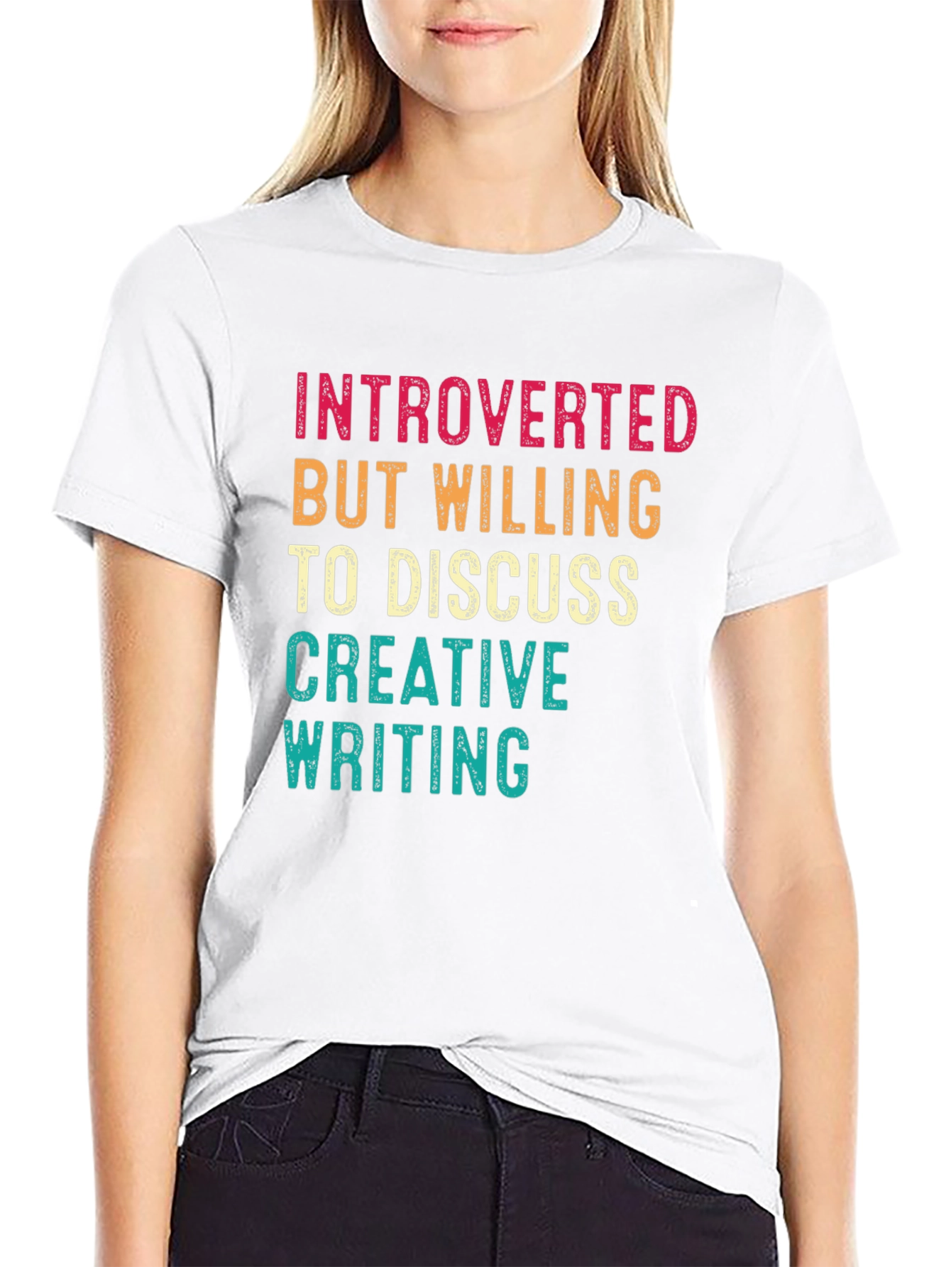 Introverted But Willing To Discuss Creative Writing T-Shirt