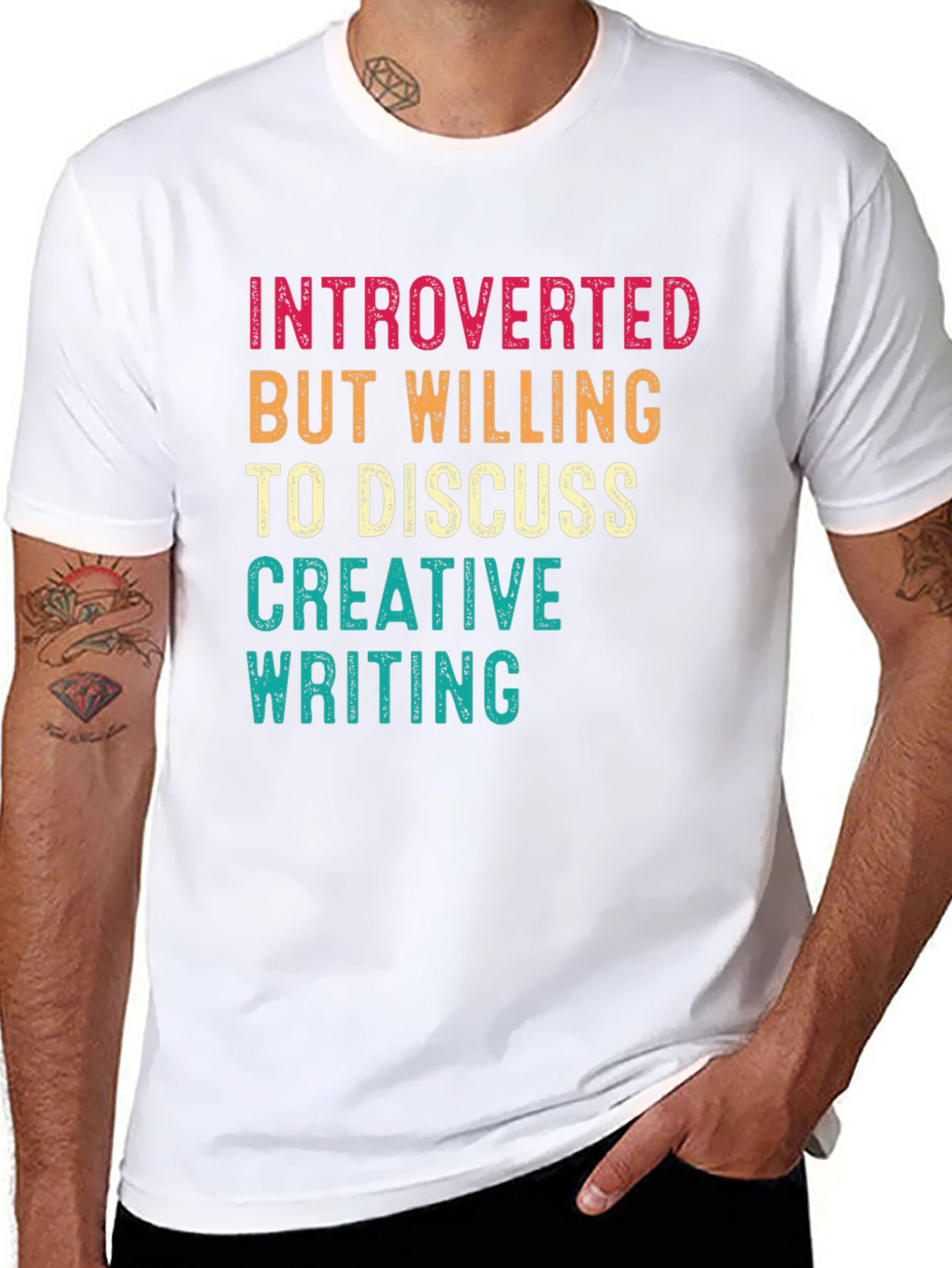 Introverted But Willing To Discuss Creative Writing T-Shirt
