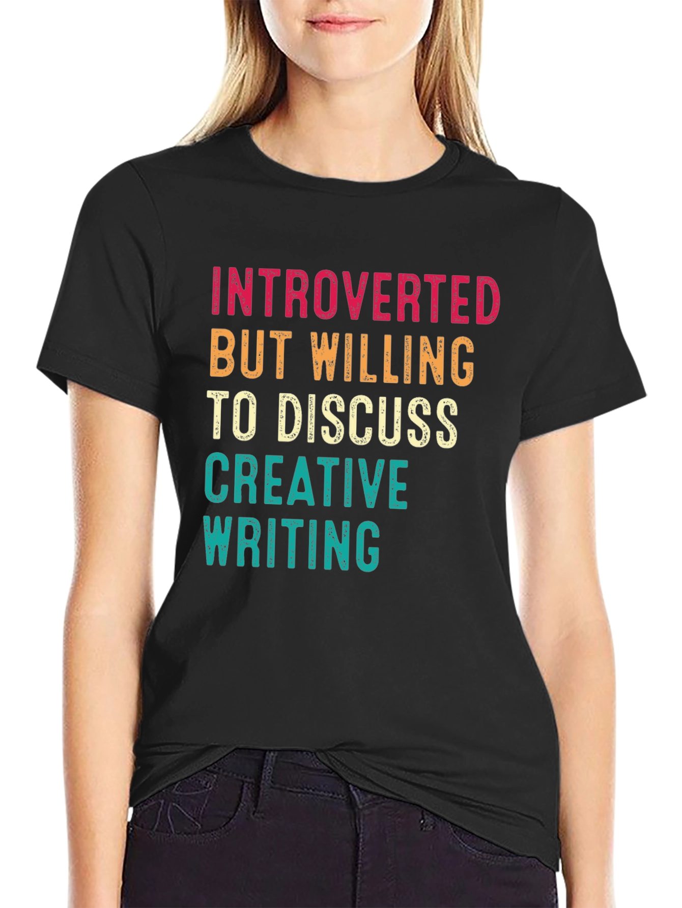 Introverted But Willing To Discuss Creative Writing T-Shirt
