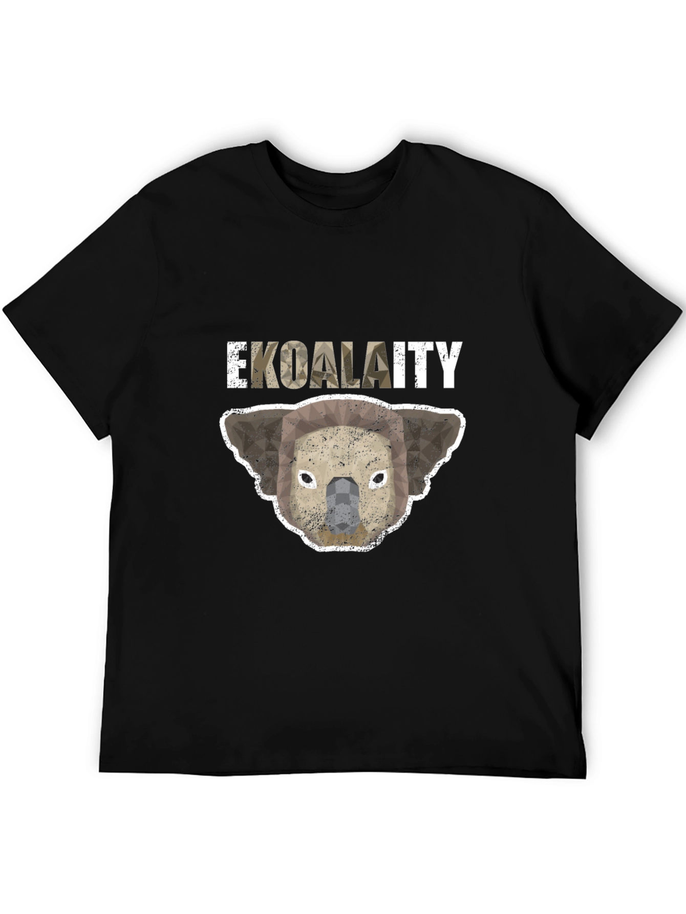Ekoalaity Black Graphic T-Shirt