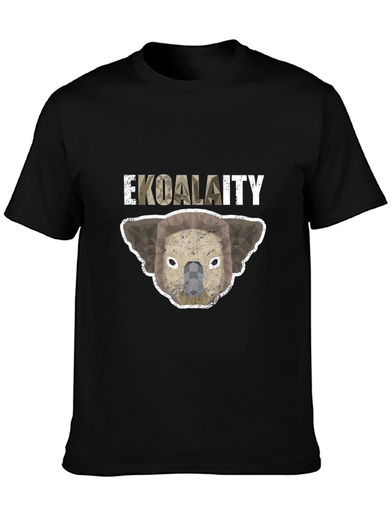 Ekoalaity Black Graphic T-Shirt