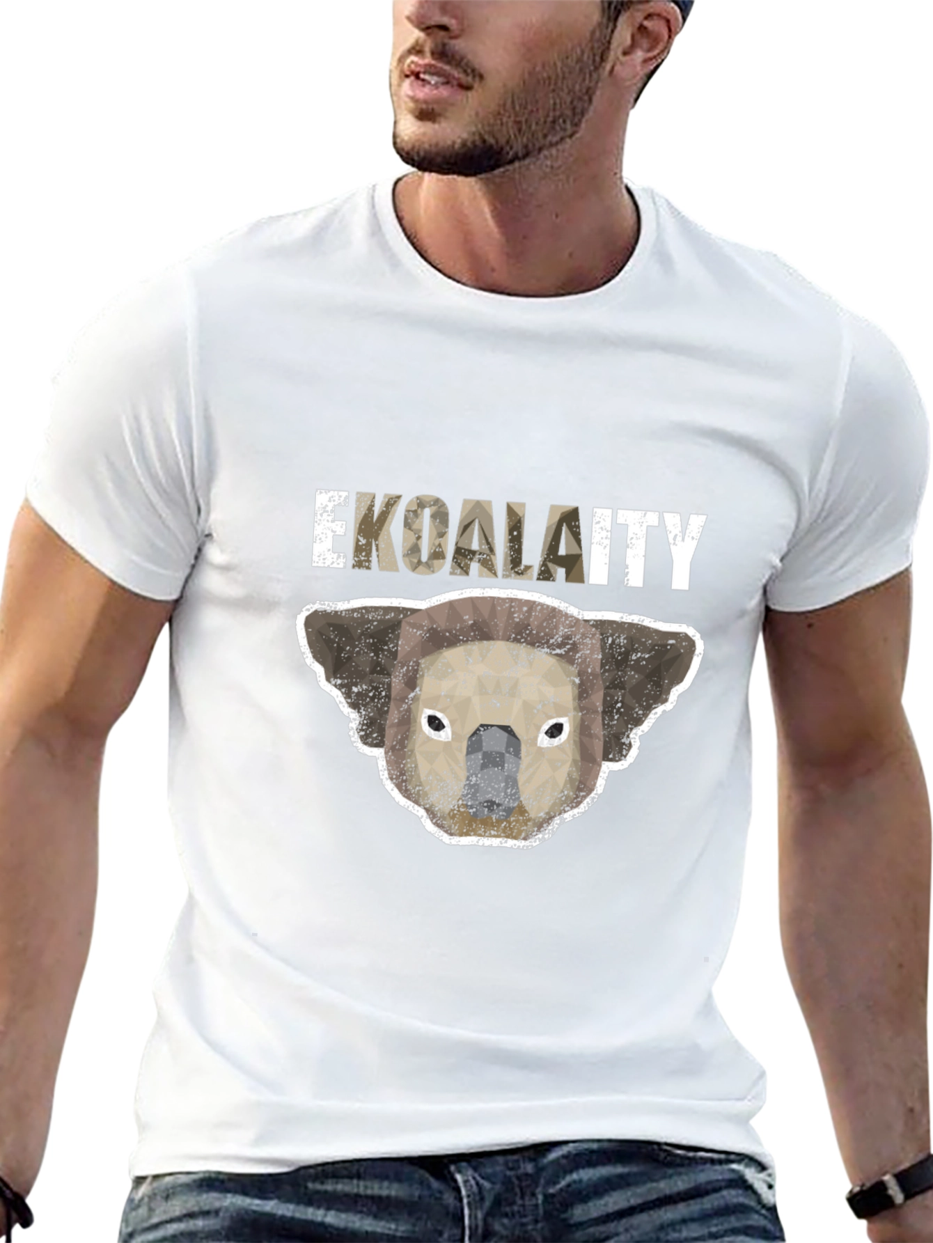 Ekoalaity Black Graphic T-Shirt