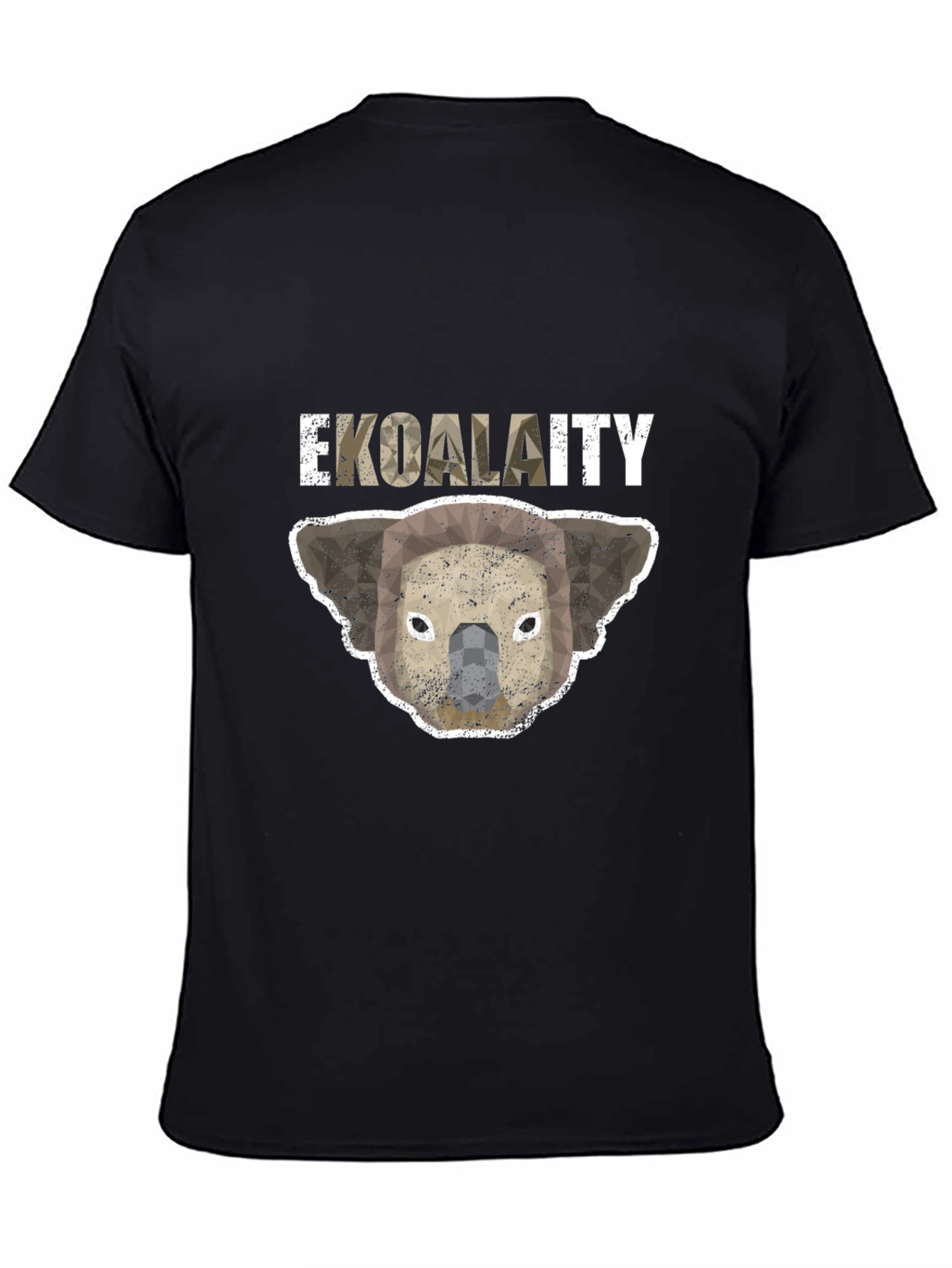 Ekoalaity Black Graphic T-Shirt