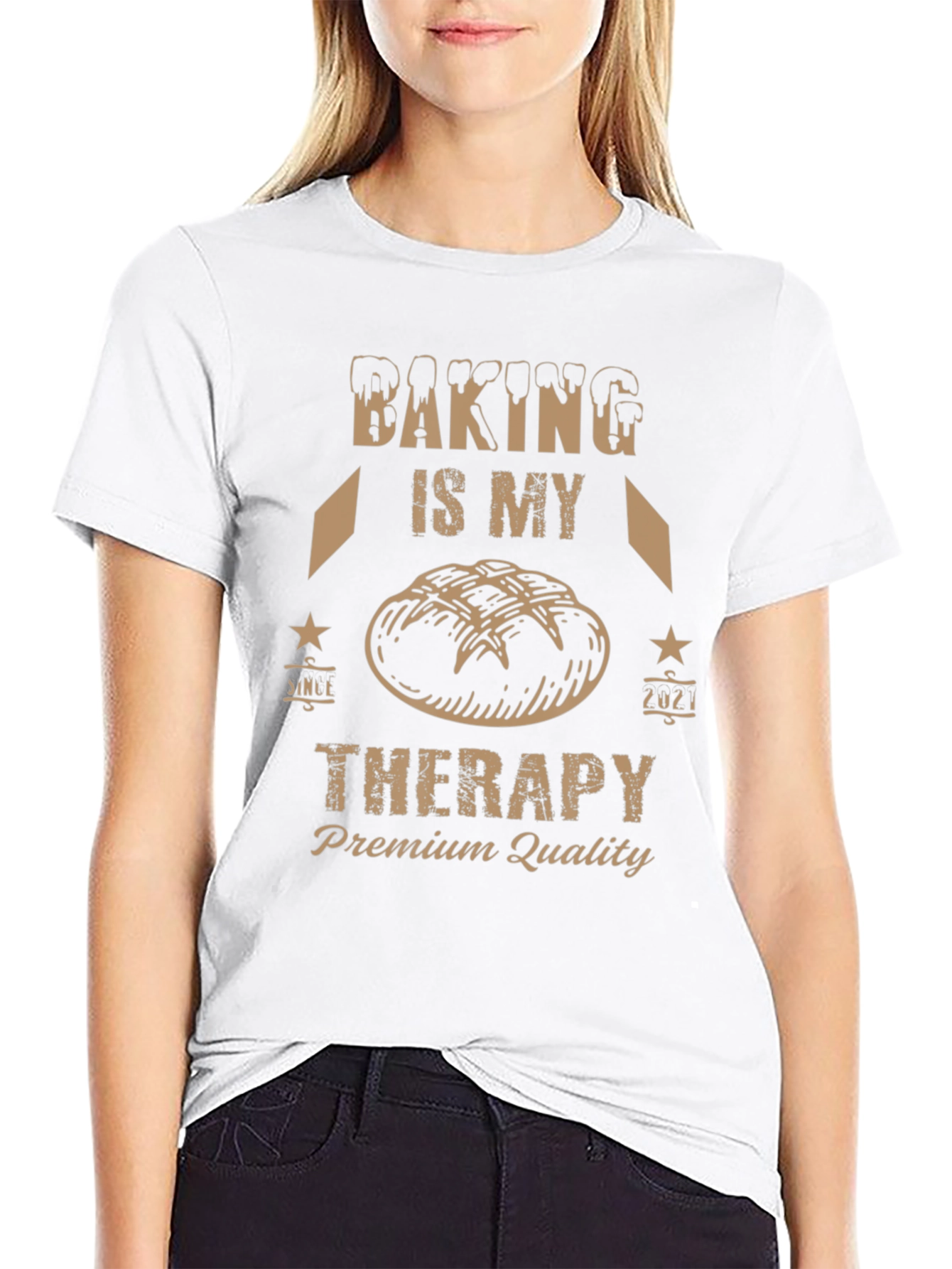 Baking is My Therapy Graphic T-Shirt