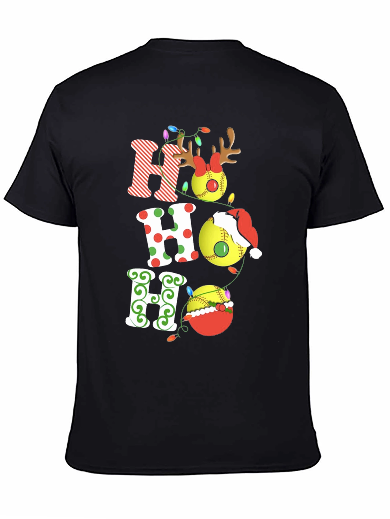 Festive Christmas HO HO HO T-Shirt