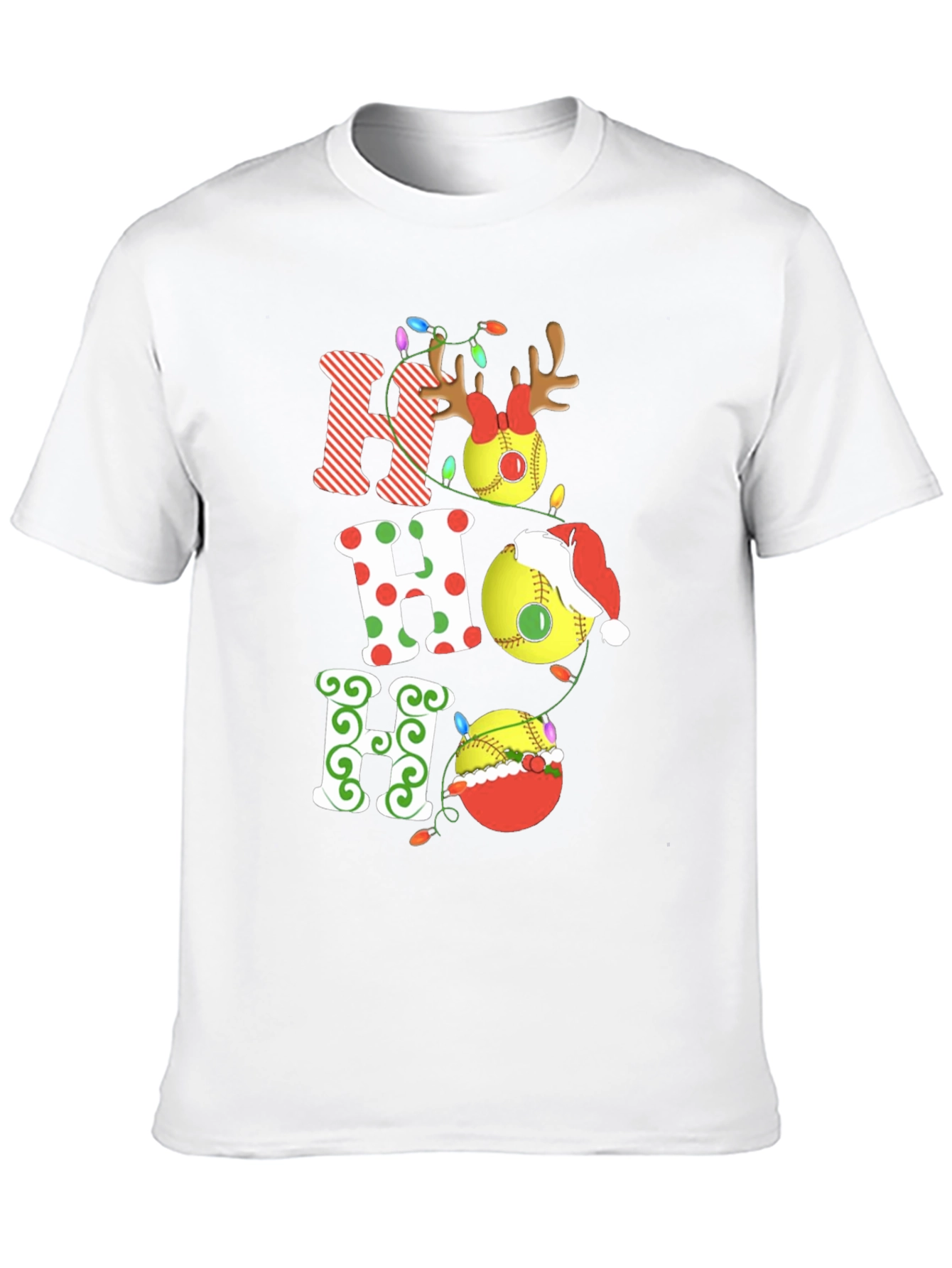 Festive Christmas HO HO HO T-Shirt