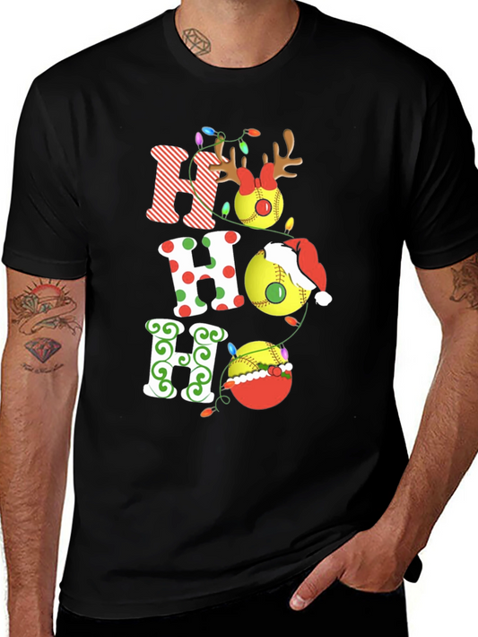 Festive Christmas HO HO HO T-Shirt