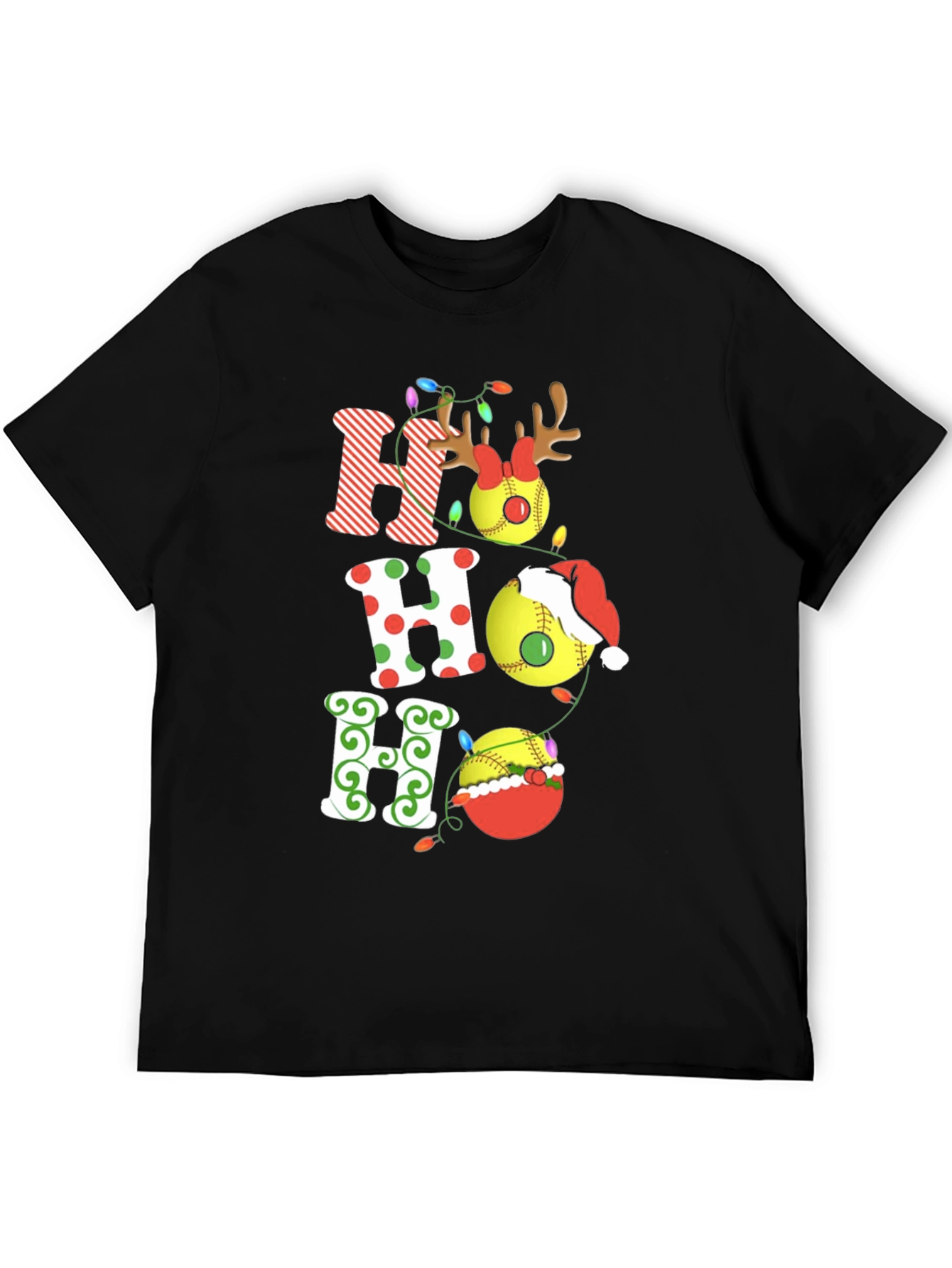 Festive Christmas HO HO HO T-Shirt