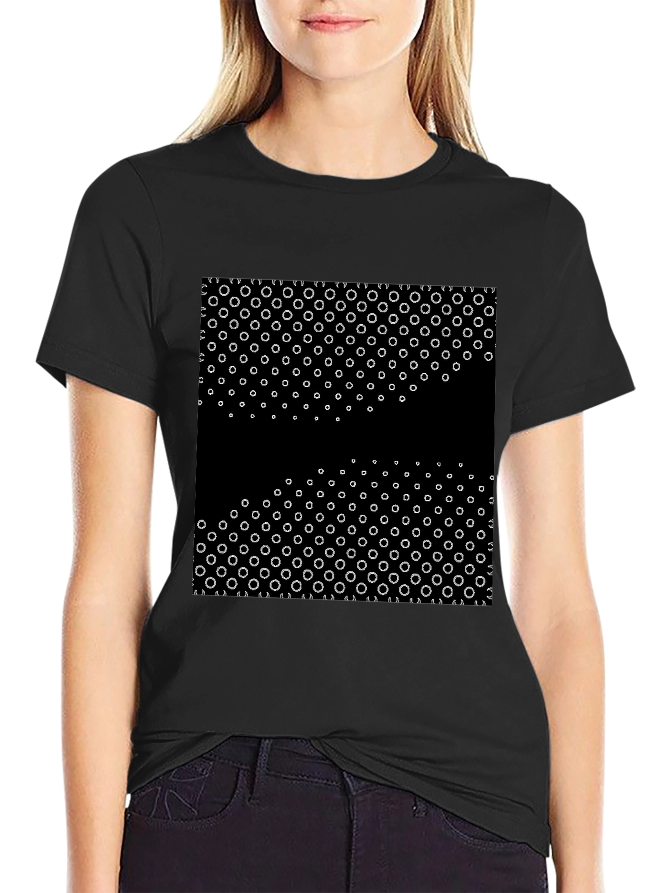 Abstract Circle Pattern Tee