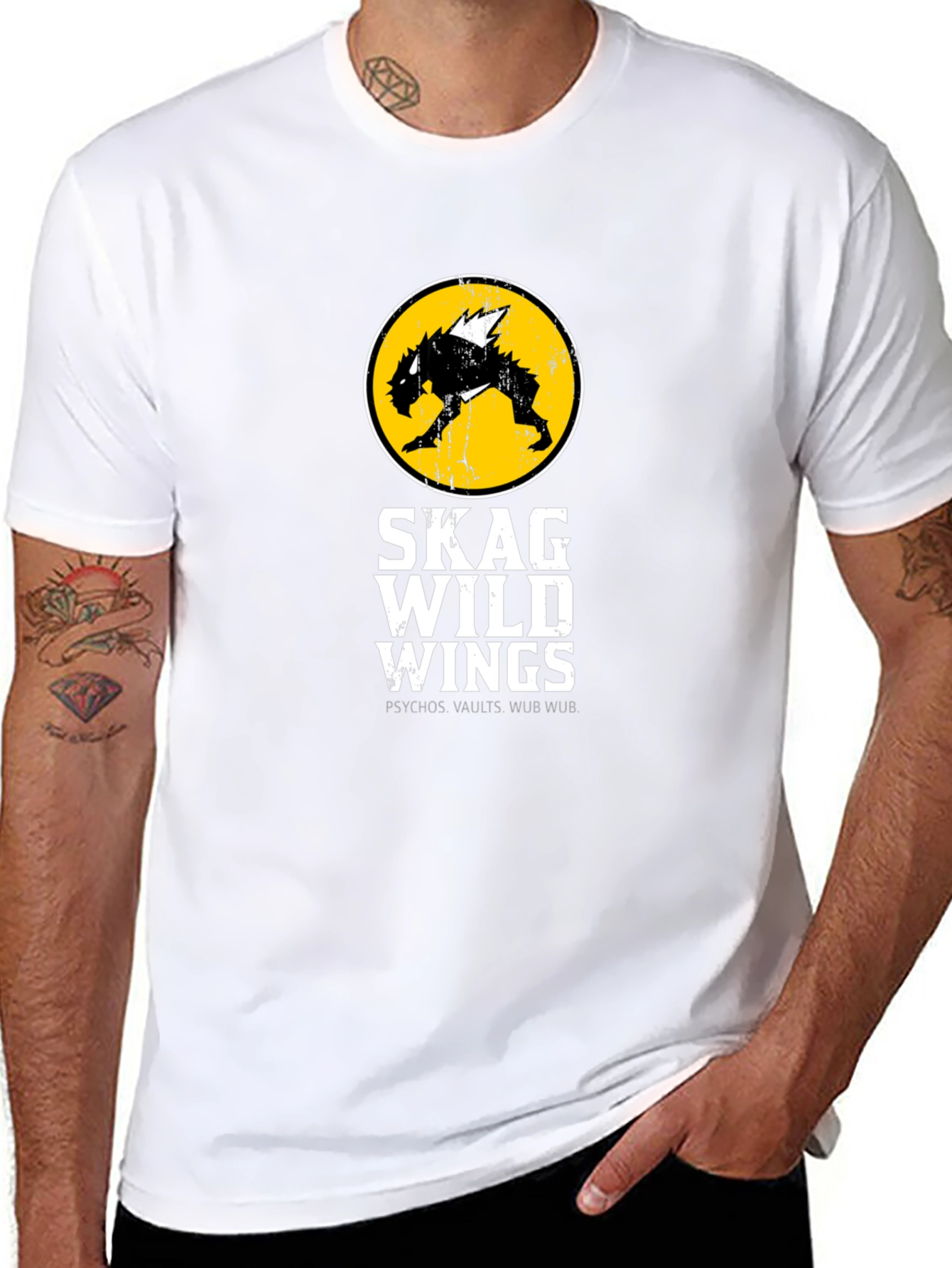 Skag Wild Wings Black T-Shirt