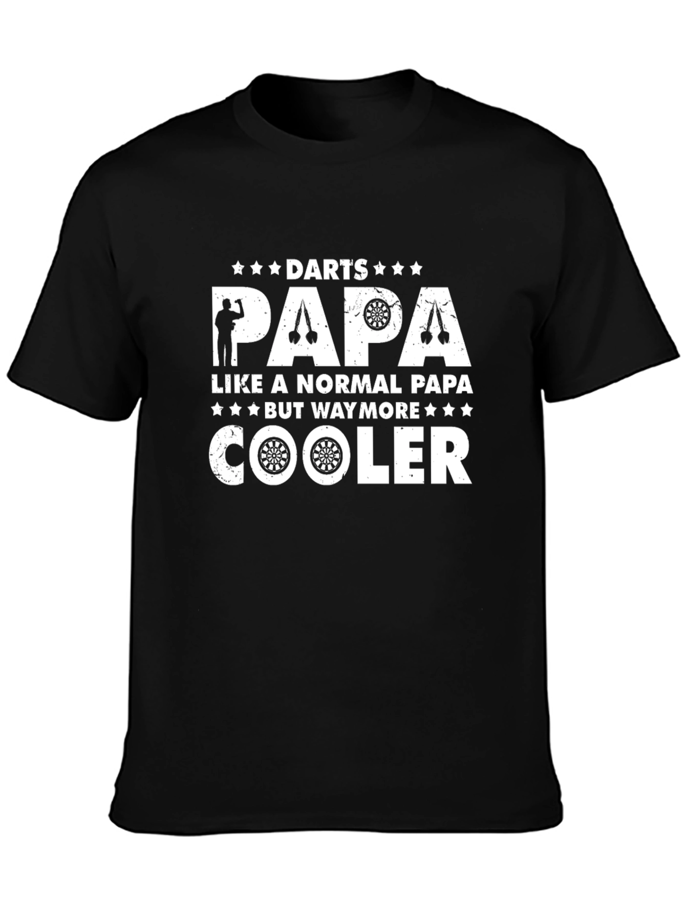 Darts Papa T-Shirt - Cooler Than Normal Papa
