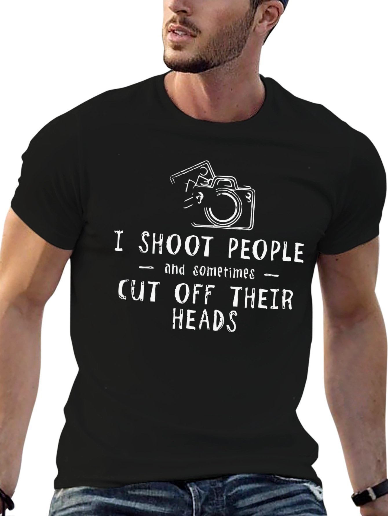 Humorous Photographer T-Shirt: I Shoot People