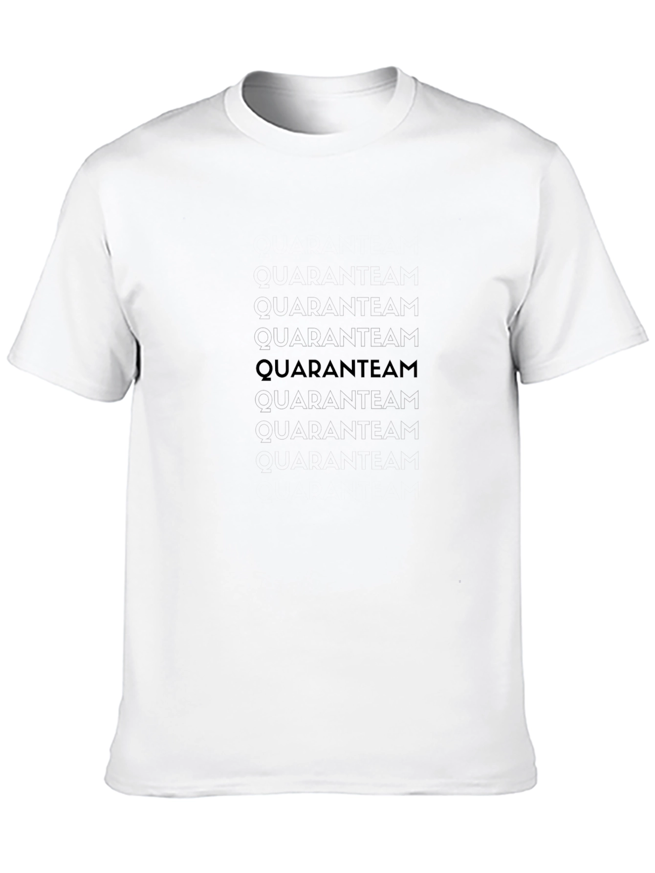 Quaranteam Black T-Shirt