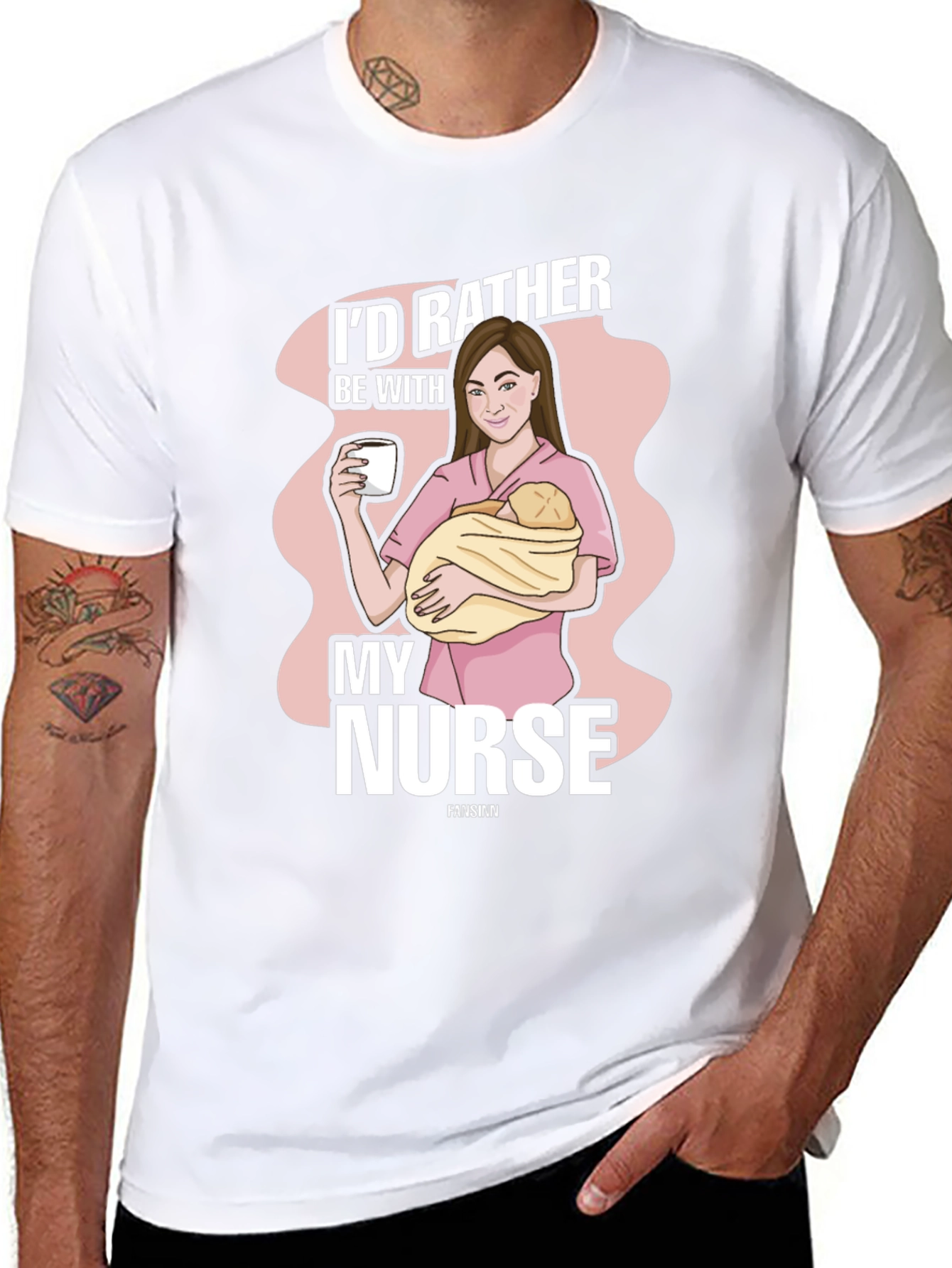 Id Rather Be With My Nurse T-Shirt