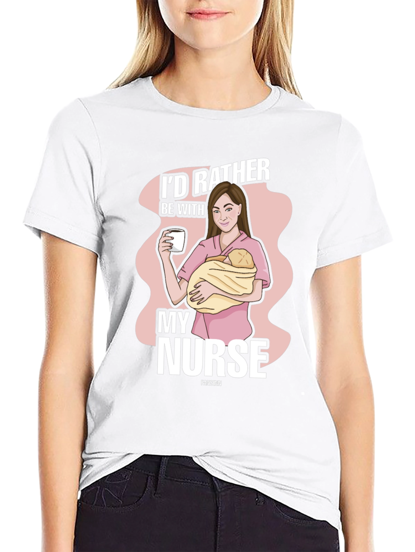 Id Rather Be With My Nurse T-Shirt