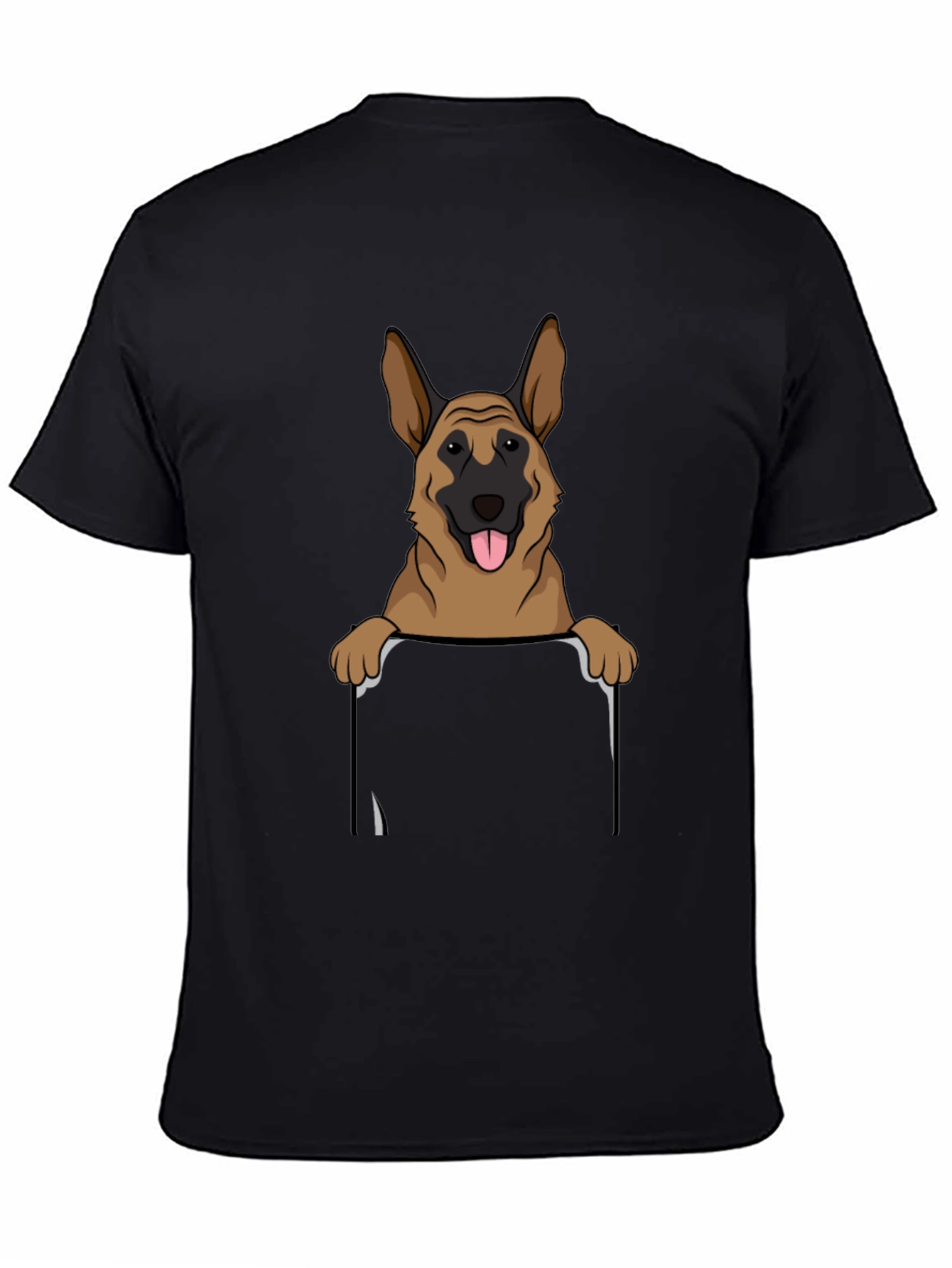 Dog Peek Pocket T-Shirt