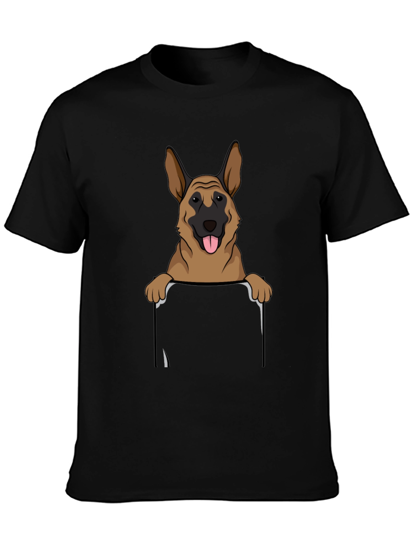 Dog Peek Pocket T-Shirt