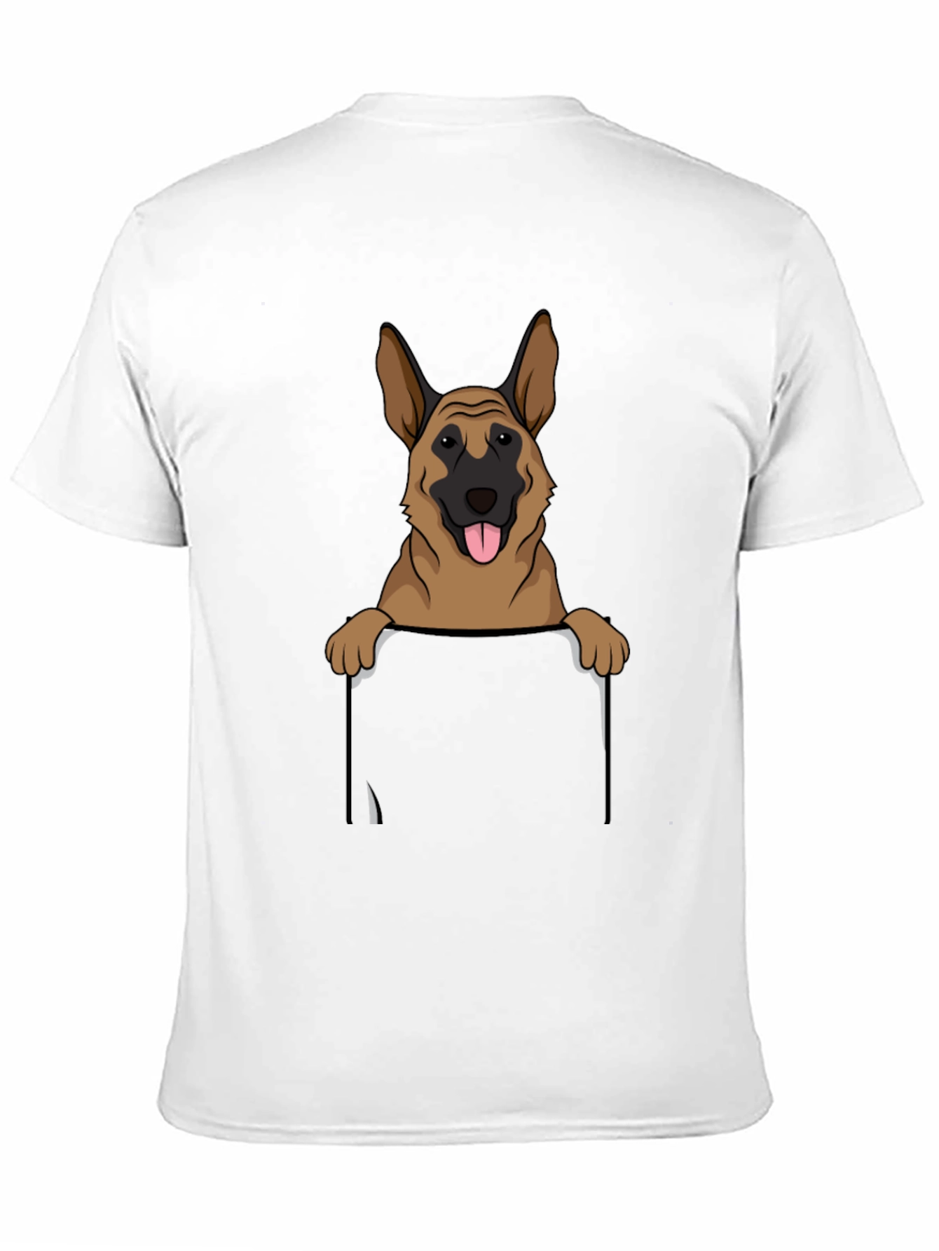 Dog Peek Pocket T-Shirt