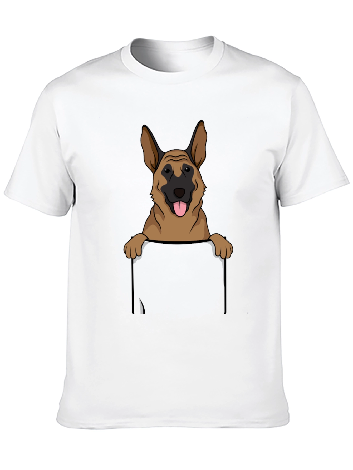 Dog Peek Pocket T-Shirt