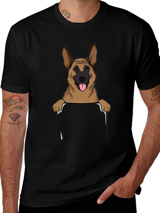Dog Peek Pocket T-Shirt