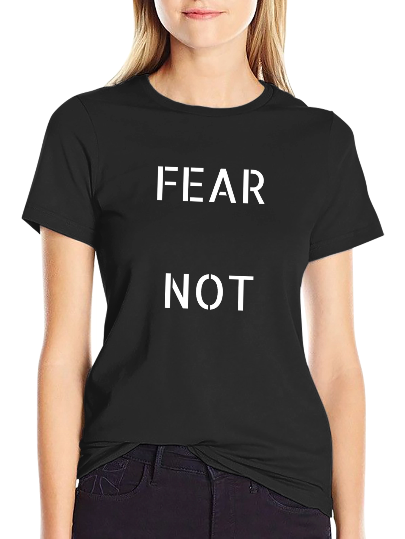 Fear Not Graphic Tee - Stylish Comfort