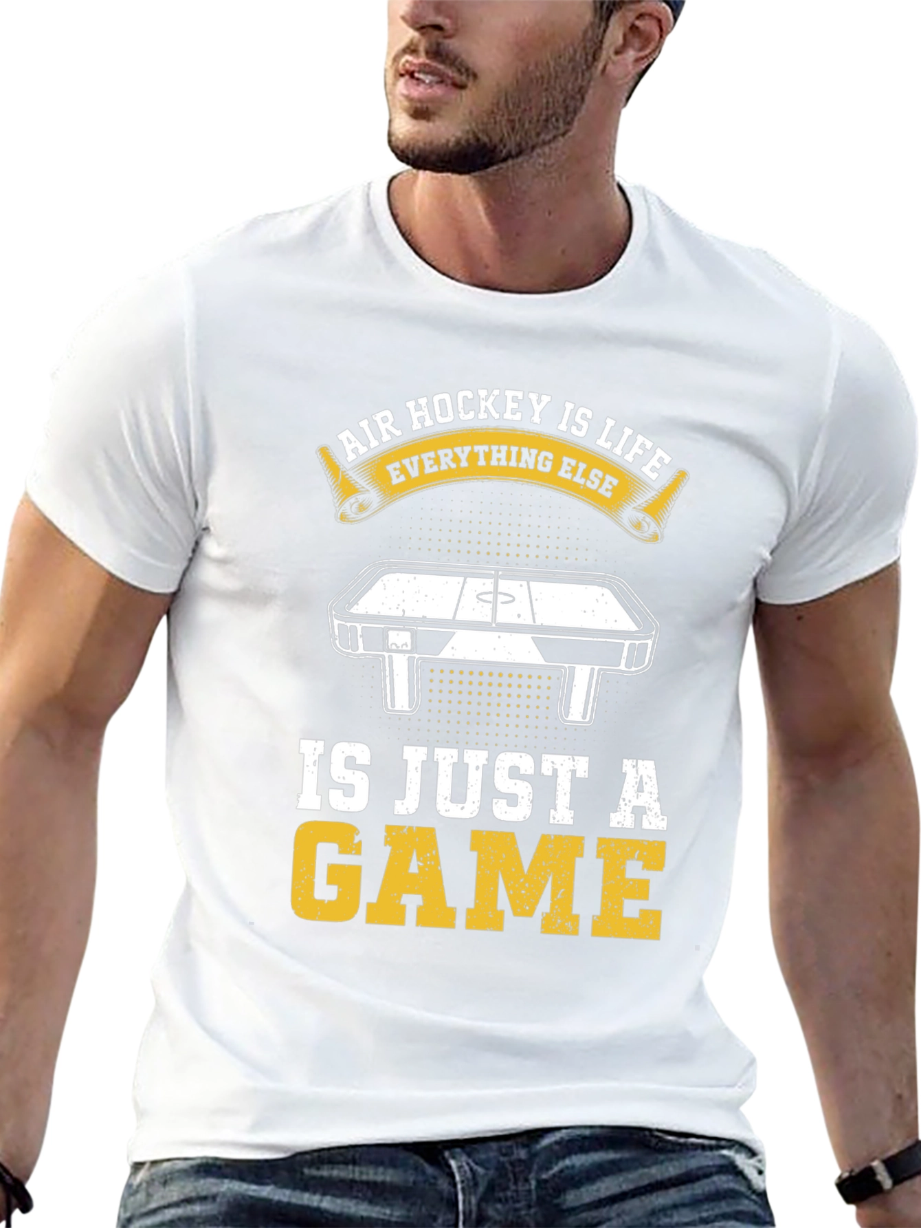 Air Hockey Is Life Graphic T-Shirt