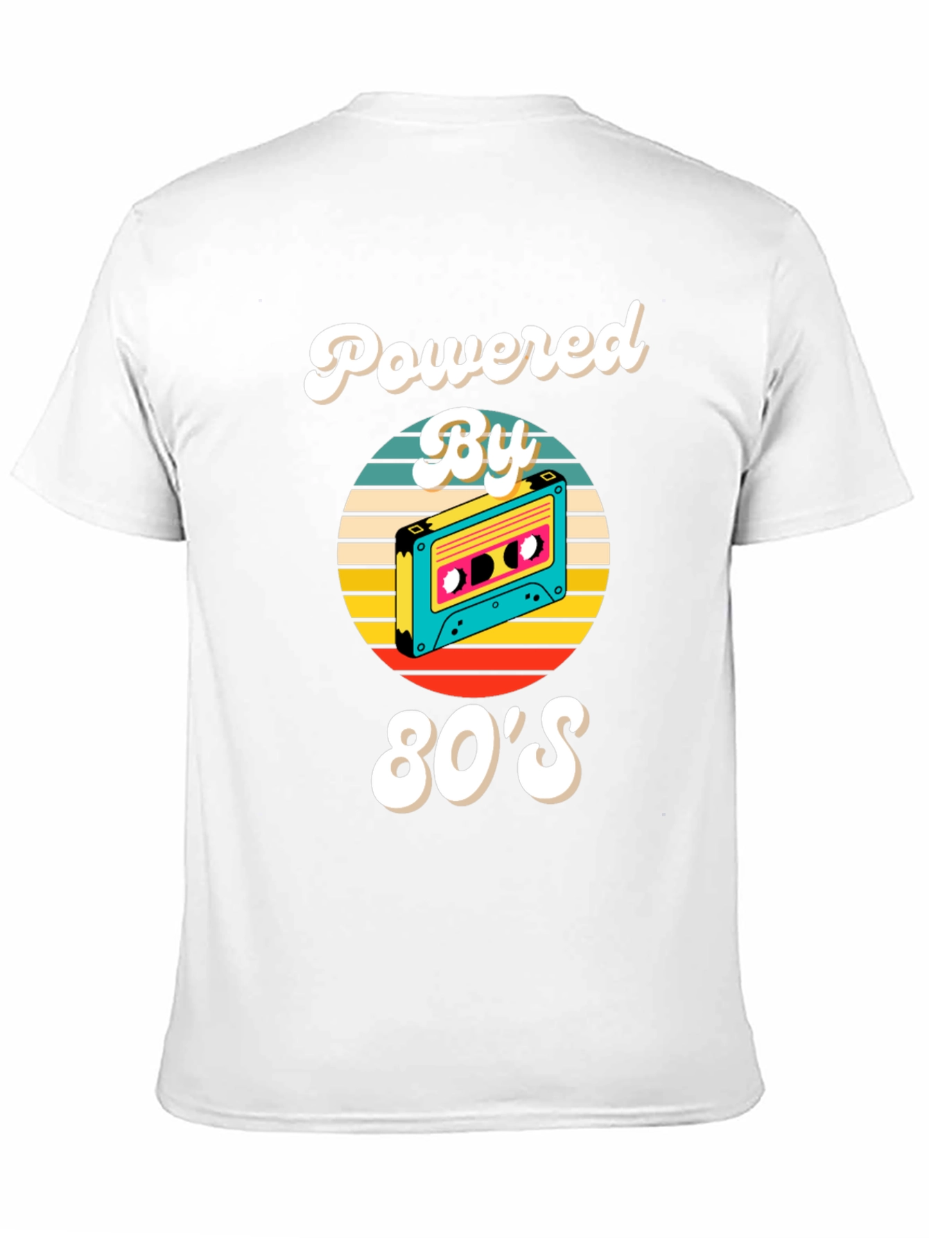 80s Powered Retro Cassette T-Shirt